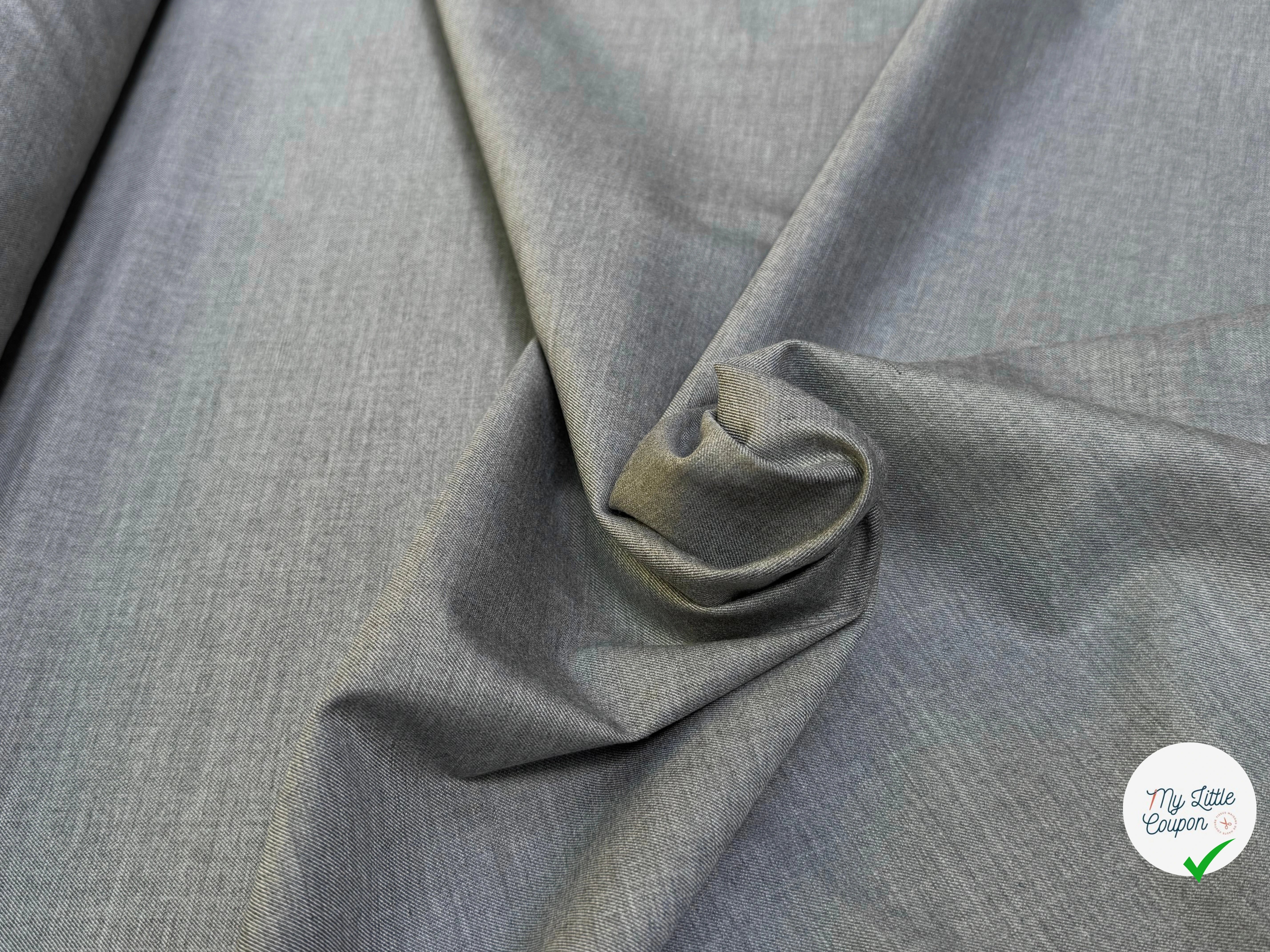 DRAPERIE DE LAINE ULTRA BELLE GRIS CHINÉ STRETCH TOUCHER DOUX - My Little Coupon