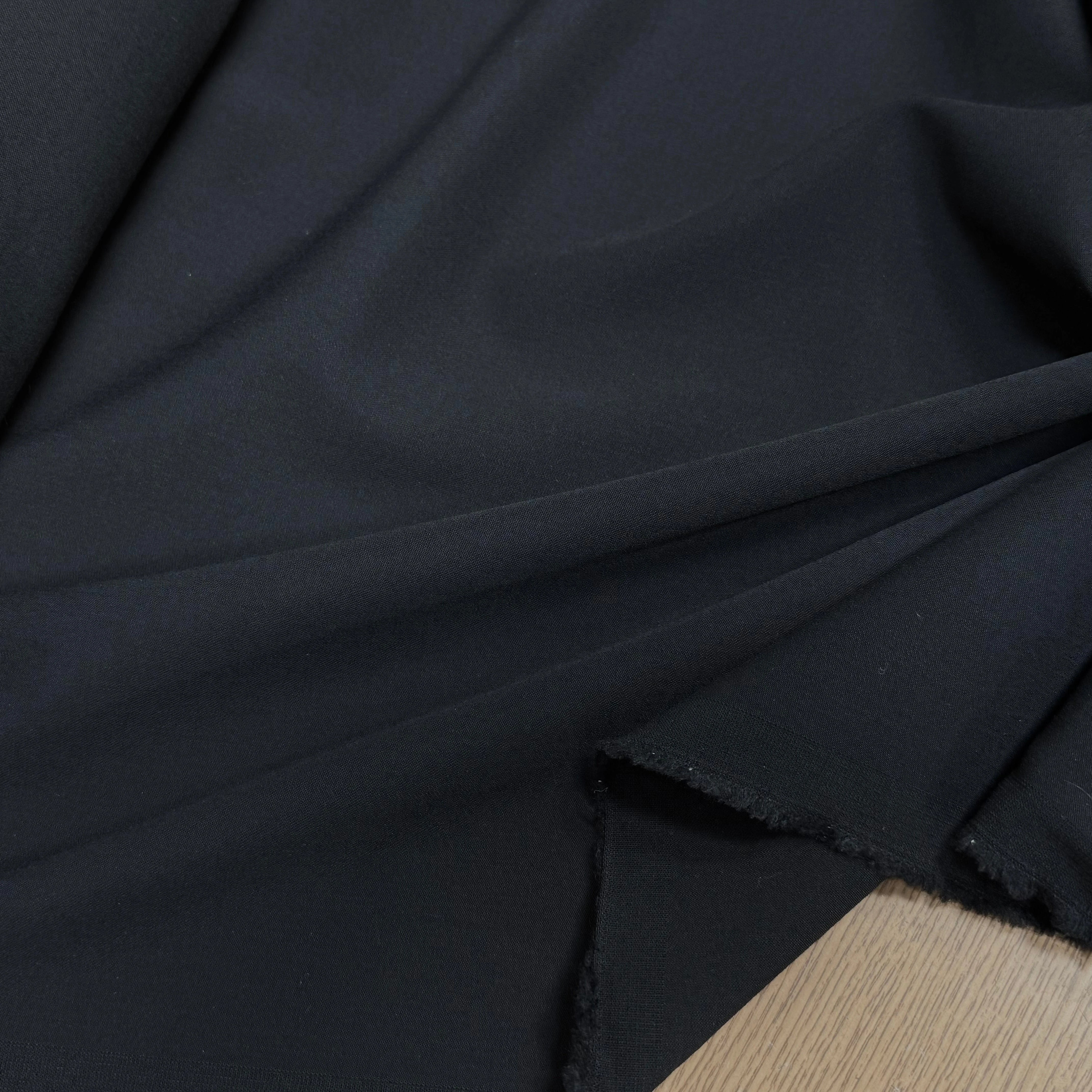 DRAPERIE DE LAINE ULTRA STRETCH HAUT DE GAMME NOIR - My Little Coupon