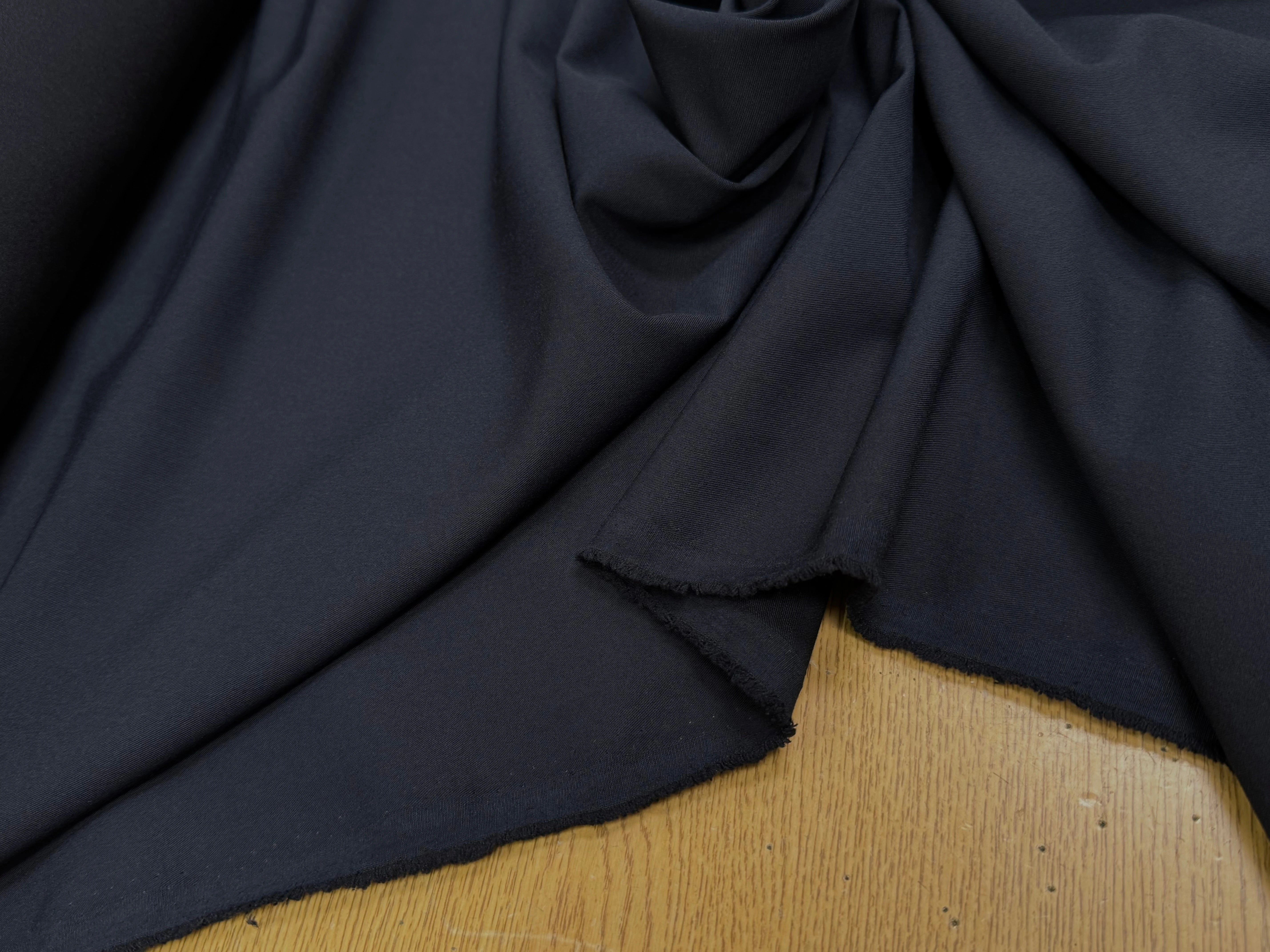 DRAPERIE FINEMENT SERGÉE BLEU MARINE - My Little Coupon