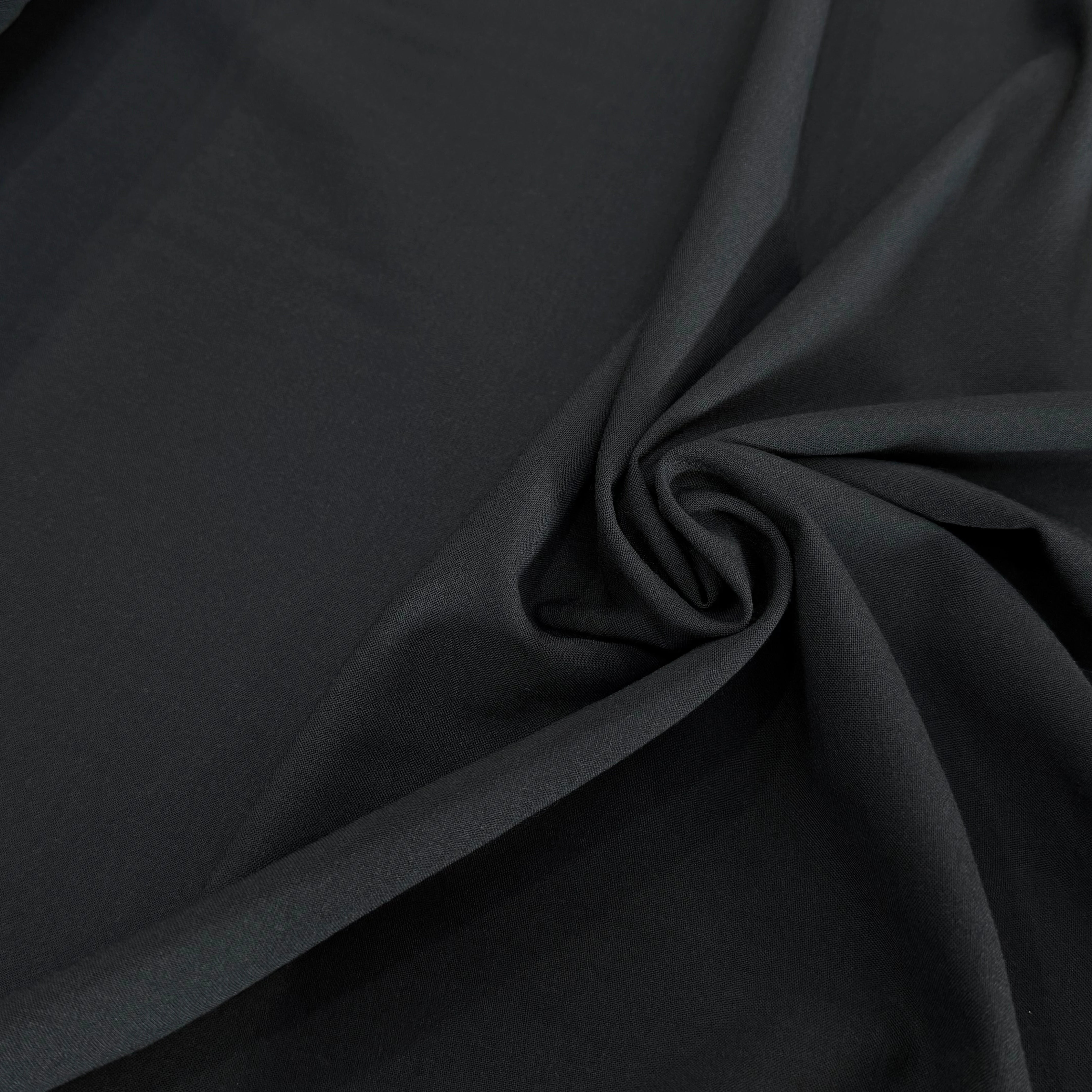 DRAPERIE FLANELLE DE LAINE ULTRA BELLE ET STRETCH NOIR ANTHRACITE 96% LAINE - My Little Coupon
