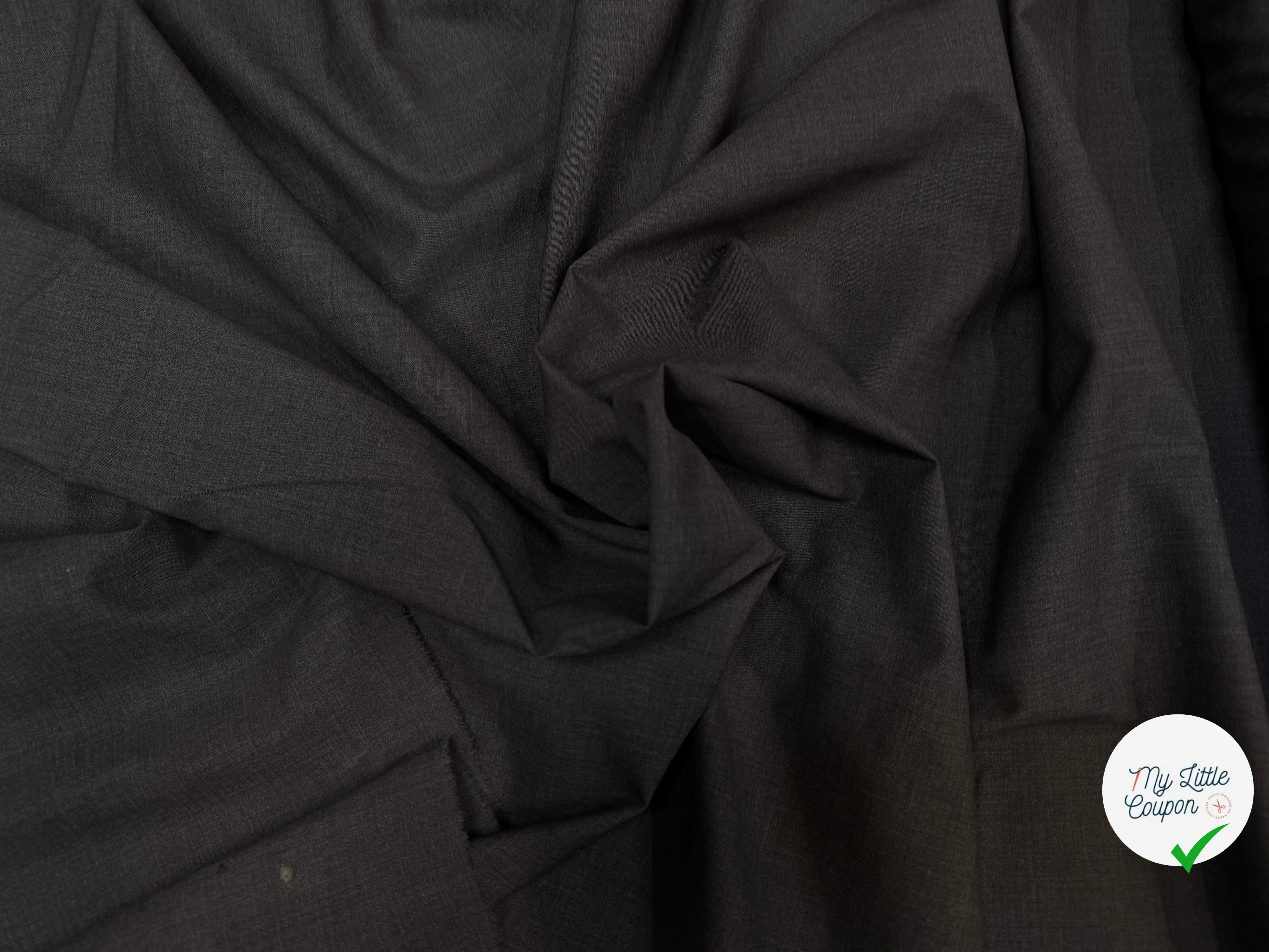 DRAPERIE GRISE FONCÉE LÉGÈREMENT STRETCH - My Little Coupon