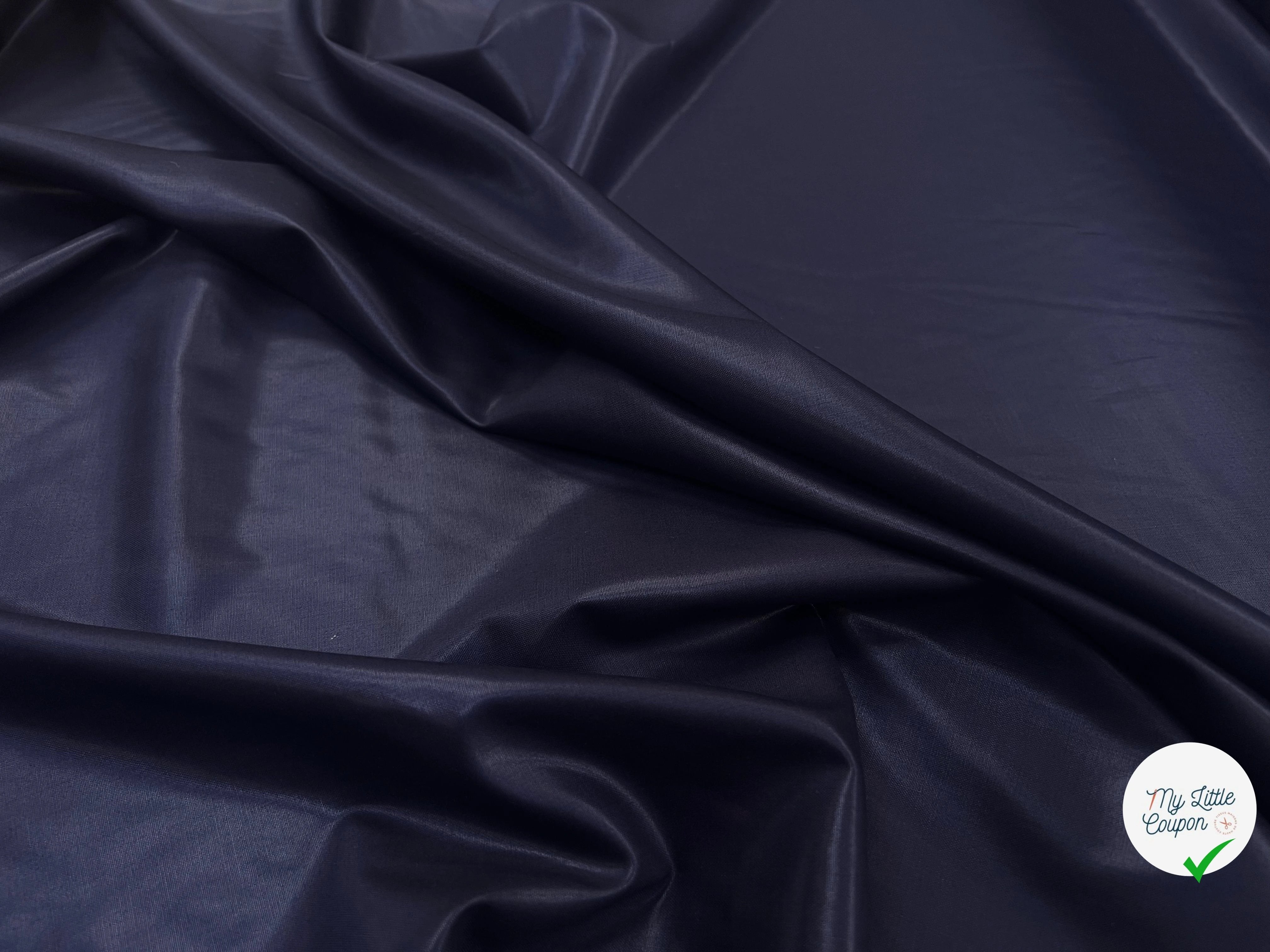 DRAPERIE ITALIENNE 100% LAINE MARINE 643 LUISANTE - My Little Coupon