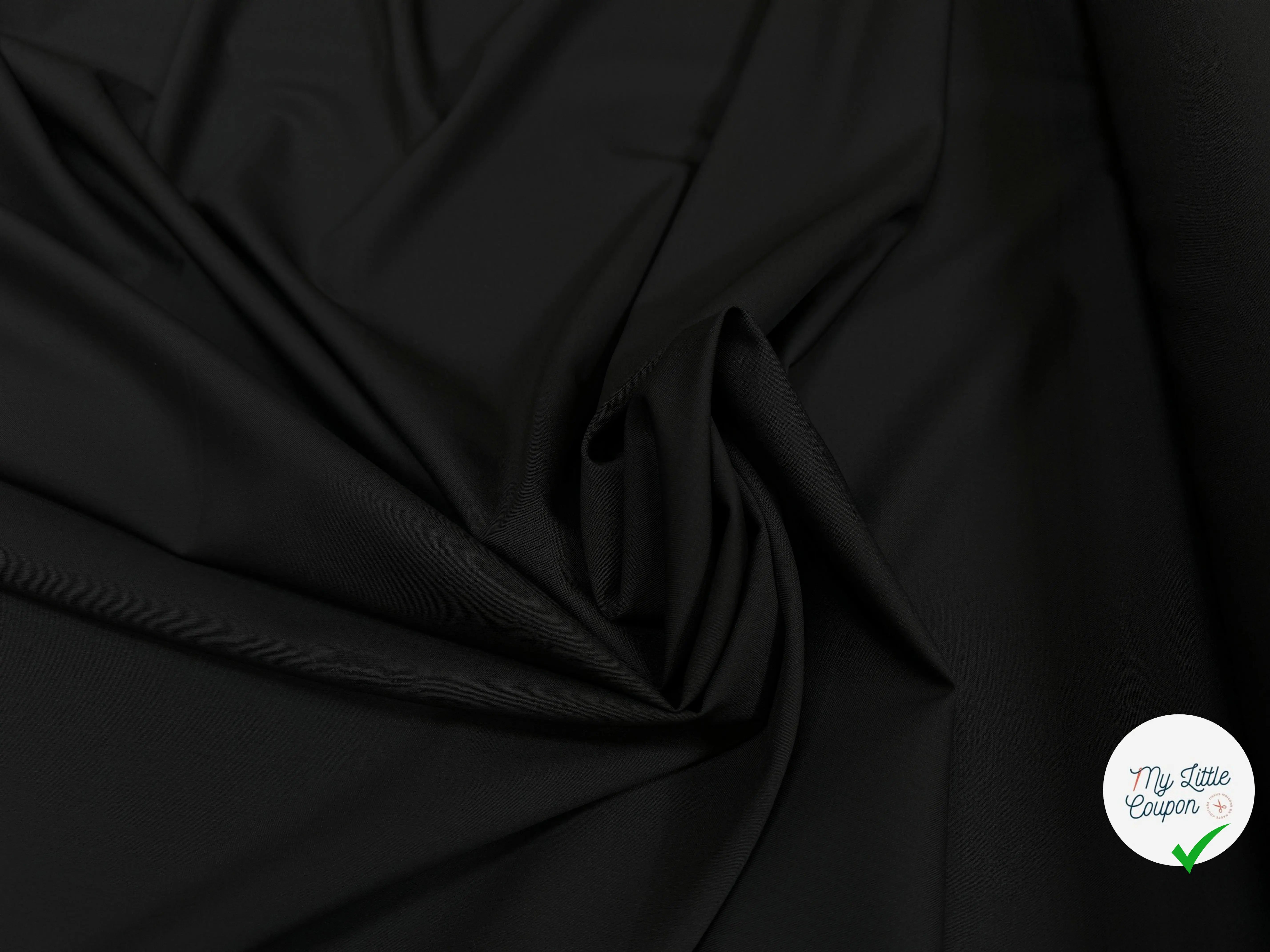 DRAPERIE NOIRE 100% LAINE - My Little Coupon