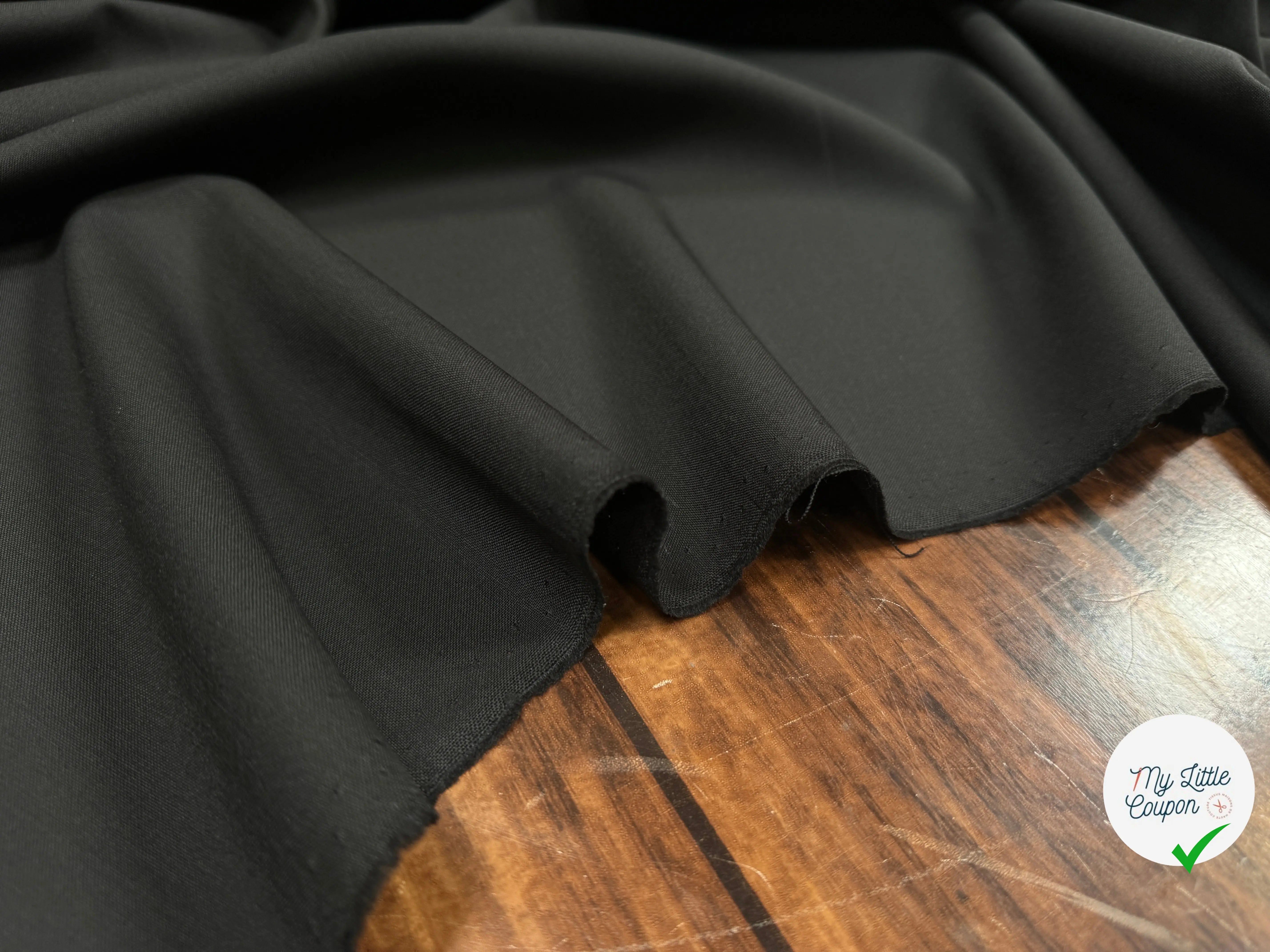 DRAPERIE NOIRE 100% LAINE - My Little Coupon