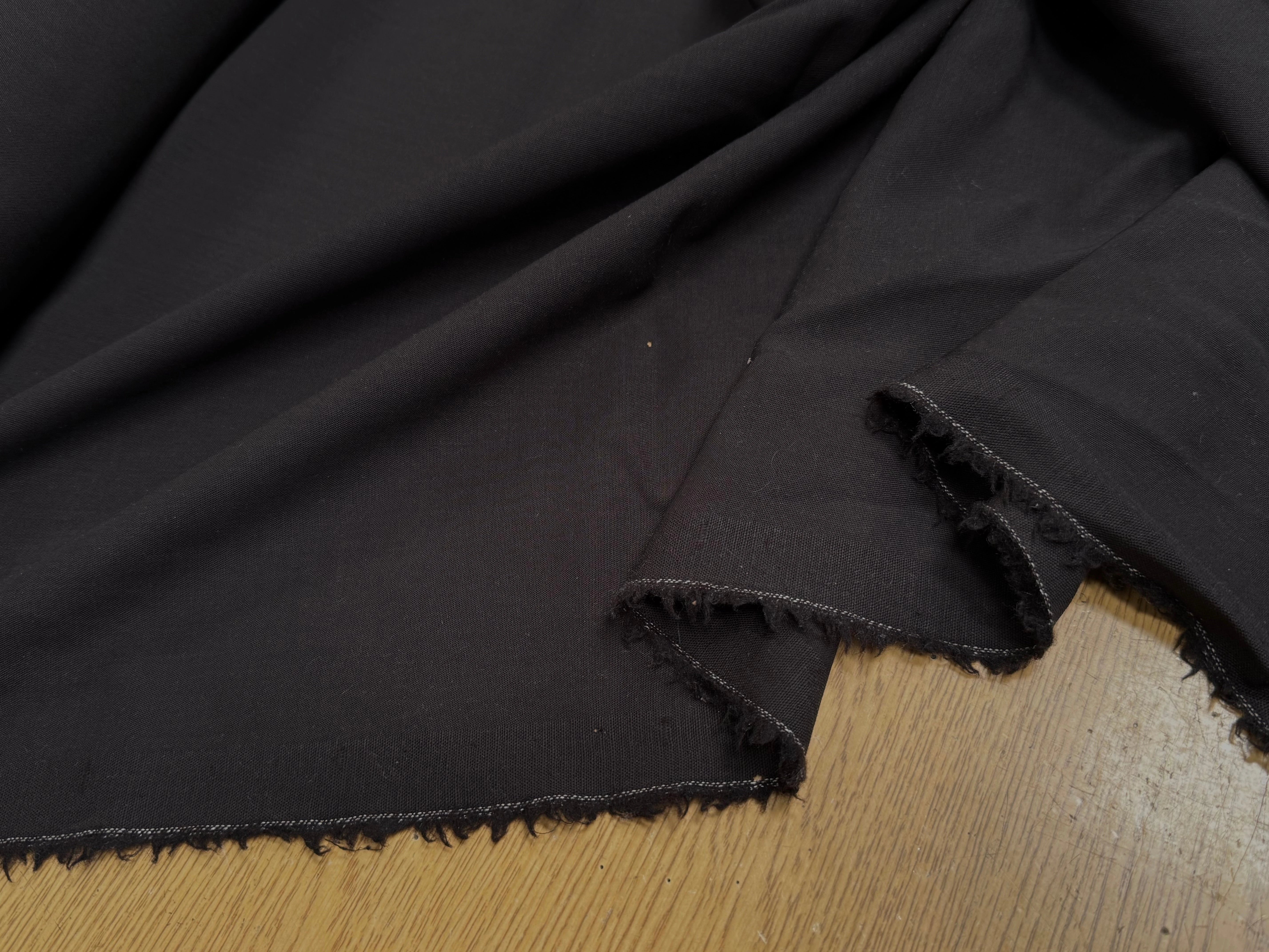 DRAPERIE POLYLAINE MARRON NOISETTE BELLE TENUE - My Little Coupon