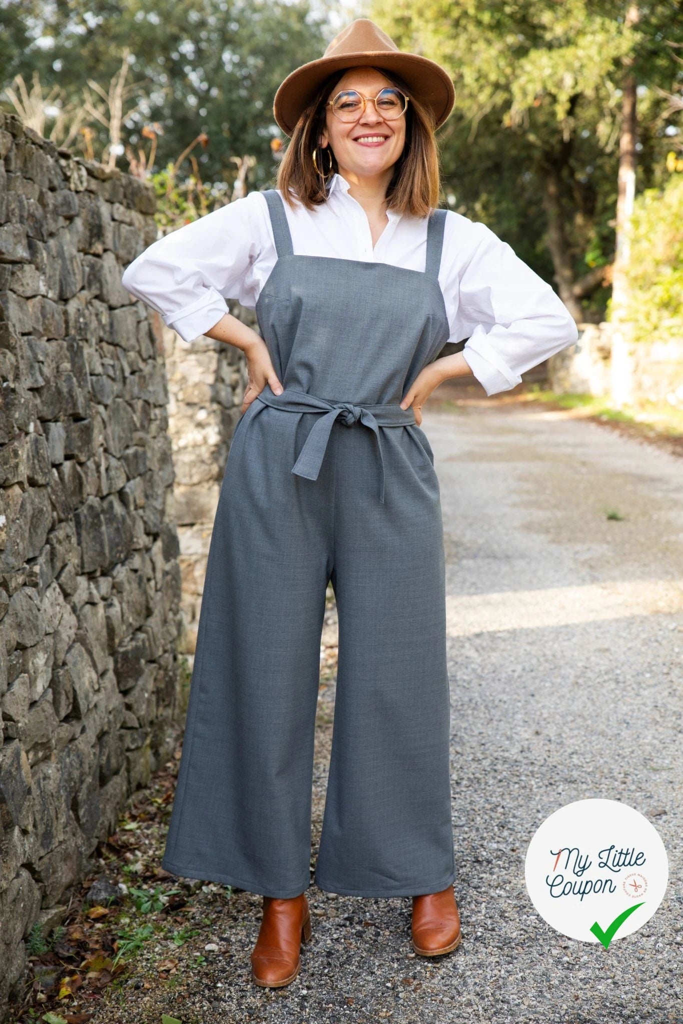 DRAPERIE SERGÉE 55% LAINE SUPER 100 GRIS CLAIR STRETCH - My Little Coupon