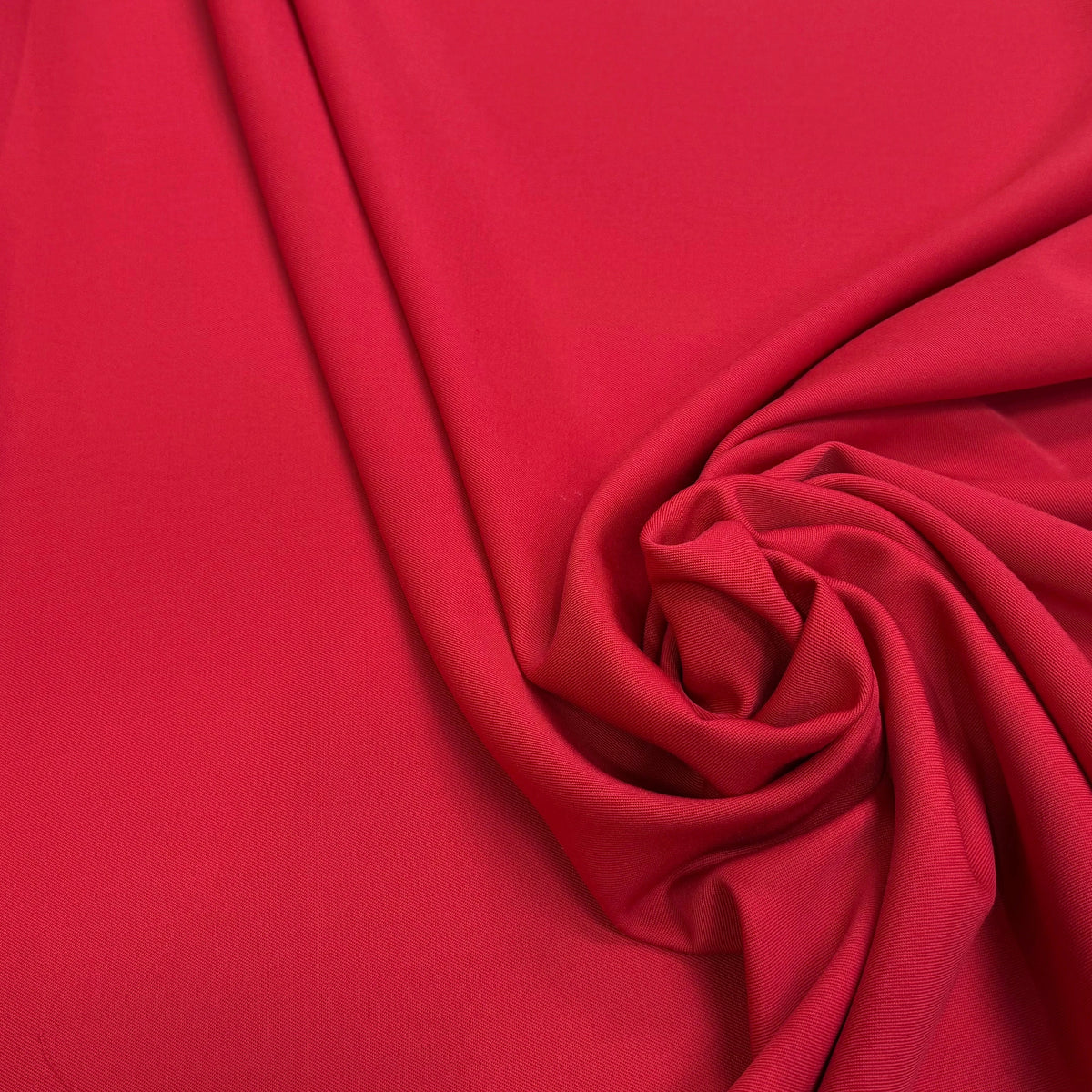 DRAPERIE SERGÉE POLYLAINE ROUGE PARFAITE TENUE - My Little Coupon
