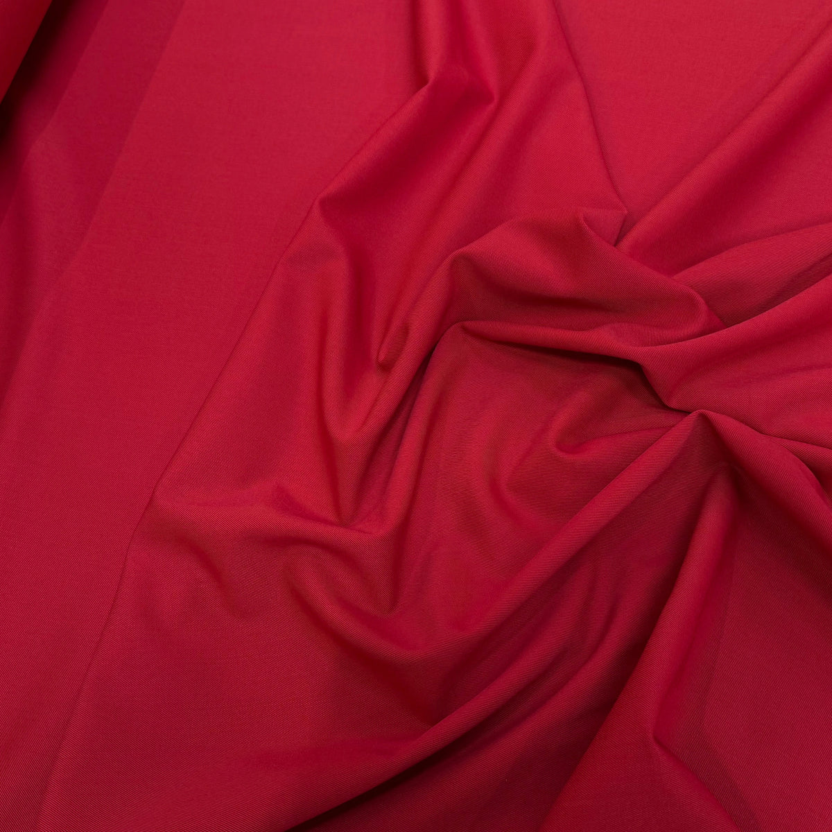 DRAPERIE SERGÉE POLYLAINE STRETCH CERISE NET - My Little Coupon
