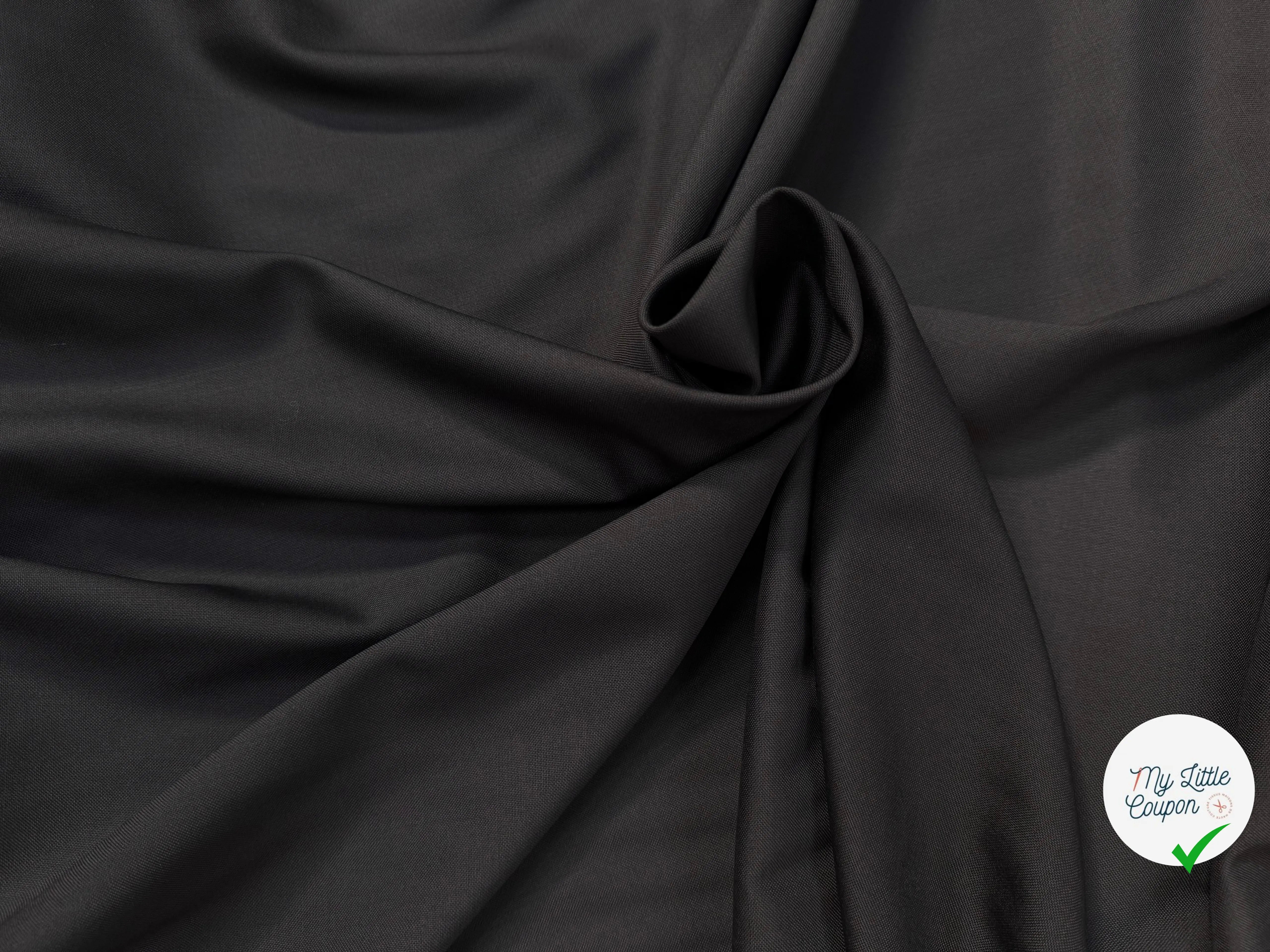 DRAPERIE SUPER 110 VITALE BARBERIS UNI NOIR - My Little Coupon