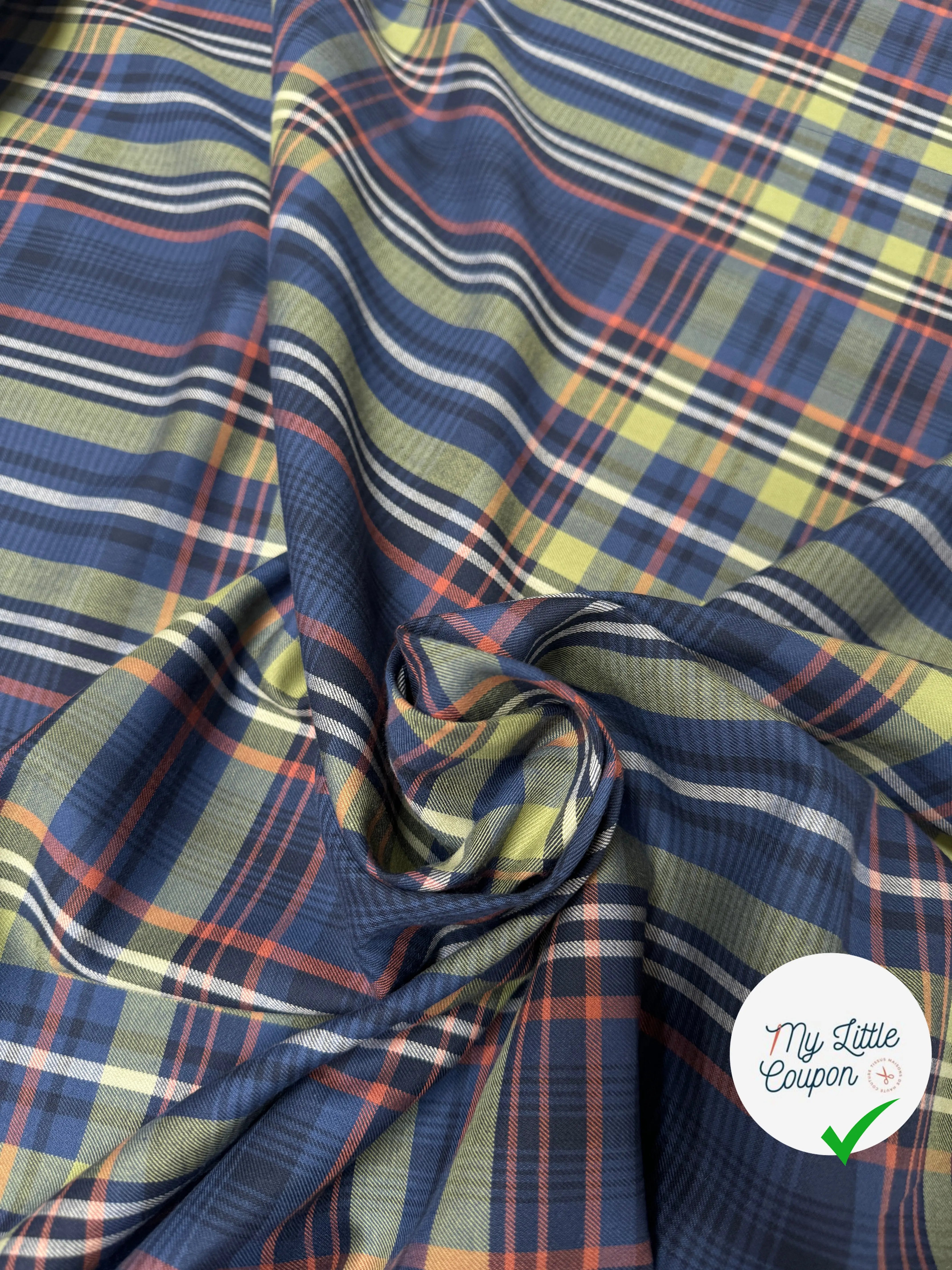 DRAPERIE SURCHEMISE SERGÉ 100% COTON - My Little Coupon