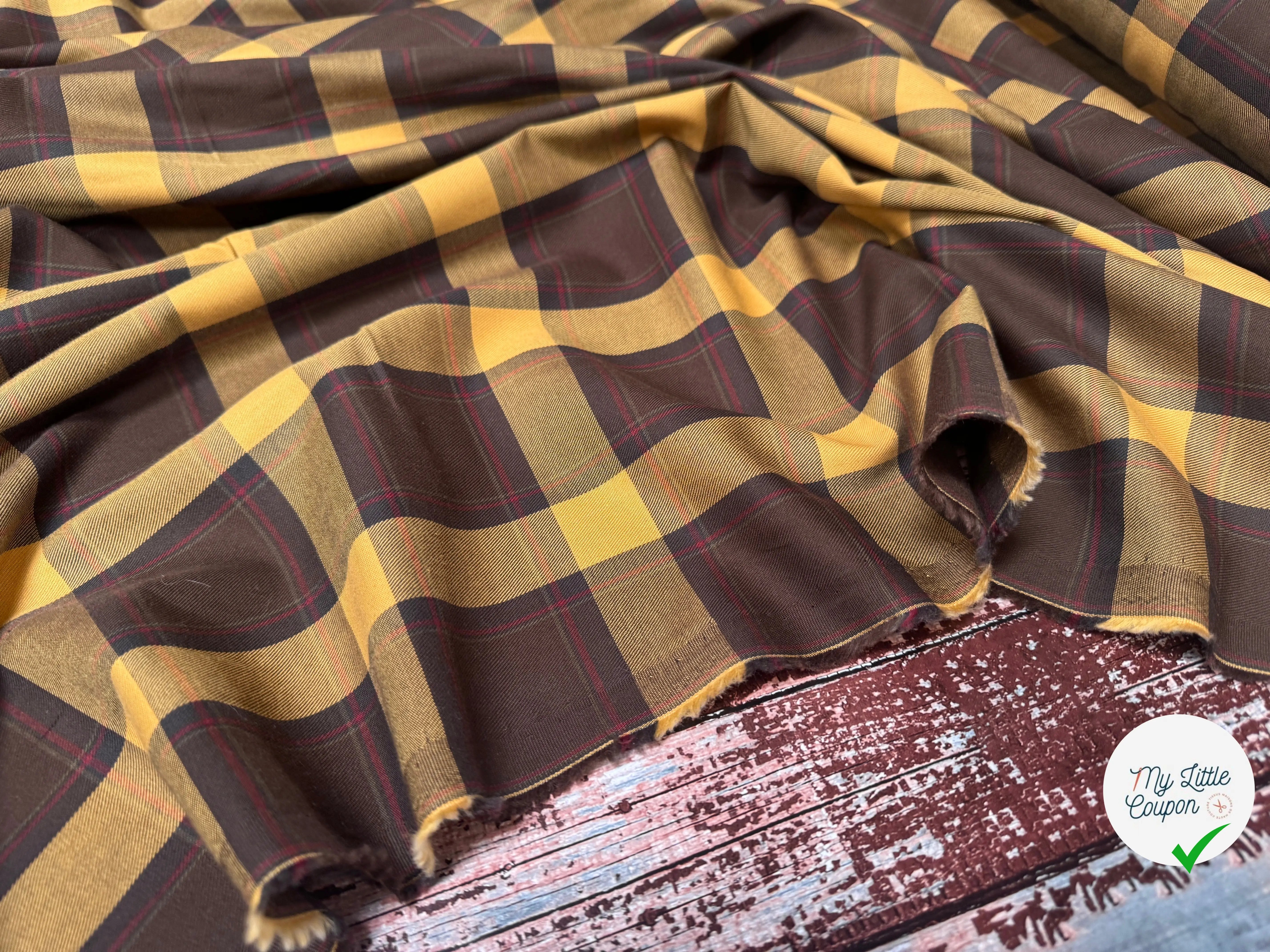 DRAPERIE SURCHEMISE SERGÉ TRAPPEUR 100% COTON - My Little Coupon