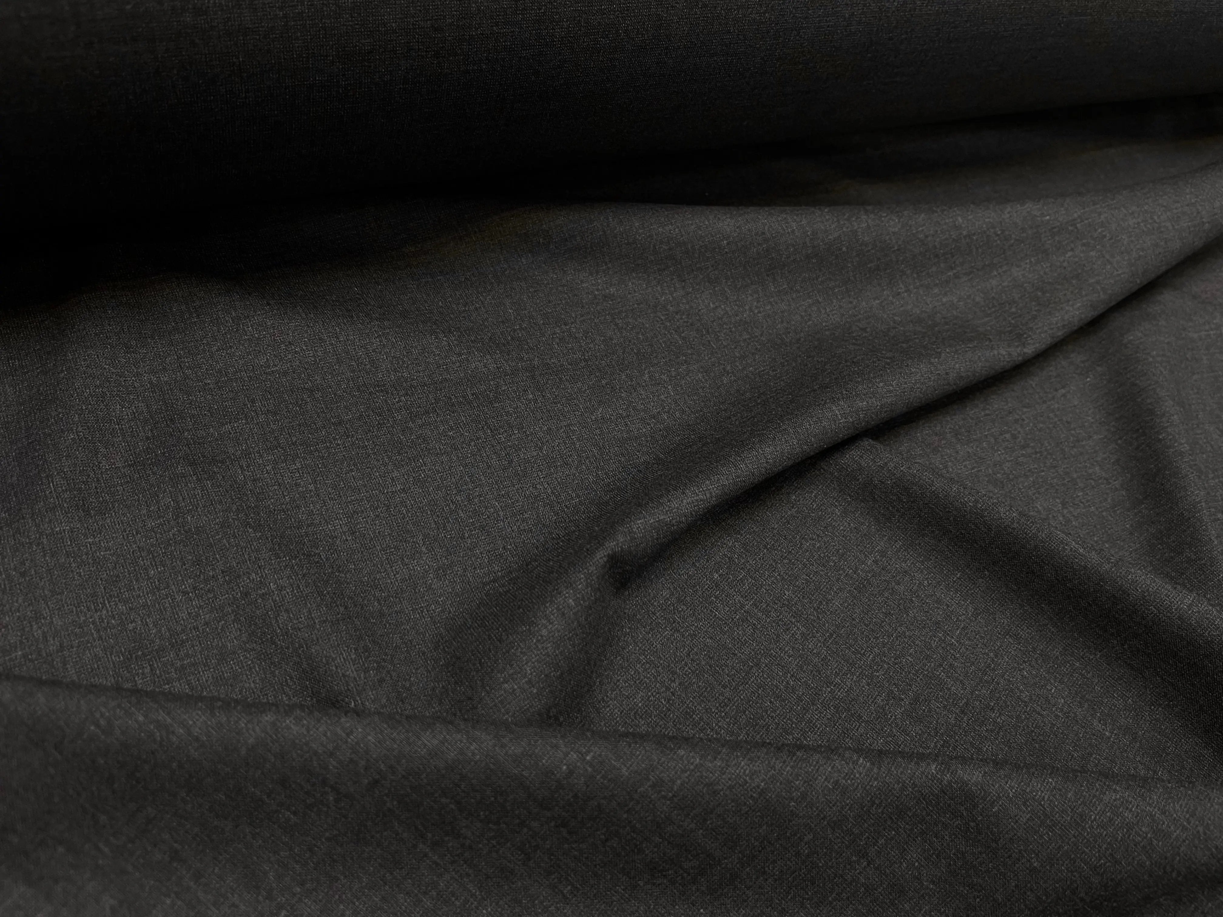 DRAPPERIE GRISE FONCÉ POLYVISCOSE OWENS CHINÉ - My Little Coupon