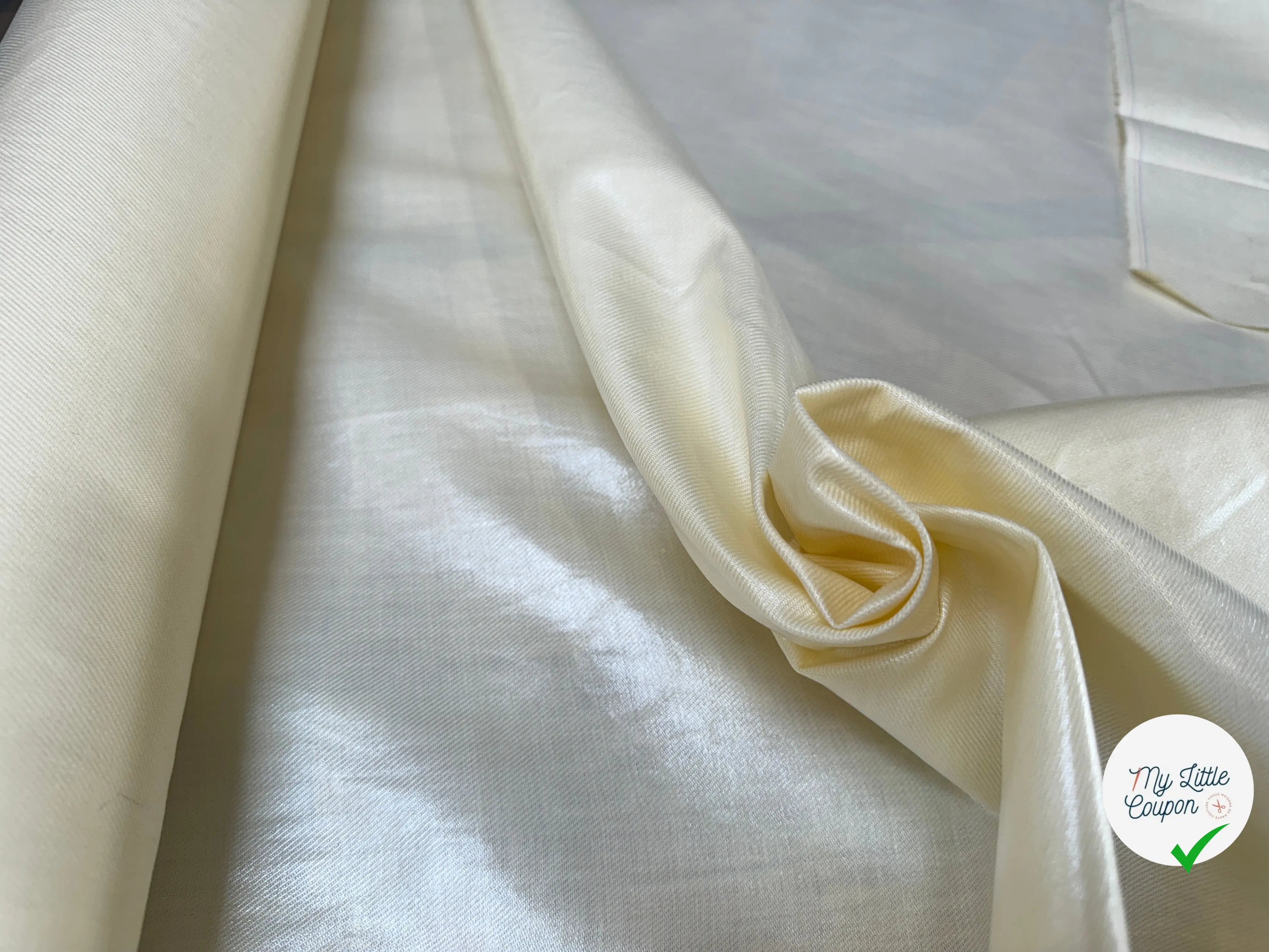 DRILL RAMIE CHINTZÉ SILVER YELLOW - My Little Coupon