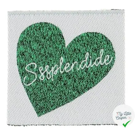 ÉTIQUETTE À COUDRE TISSÉES BOHIN - " SSSPELNDIDE " - My Little Coupon
