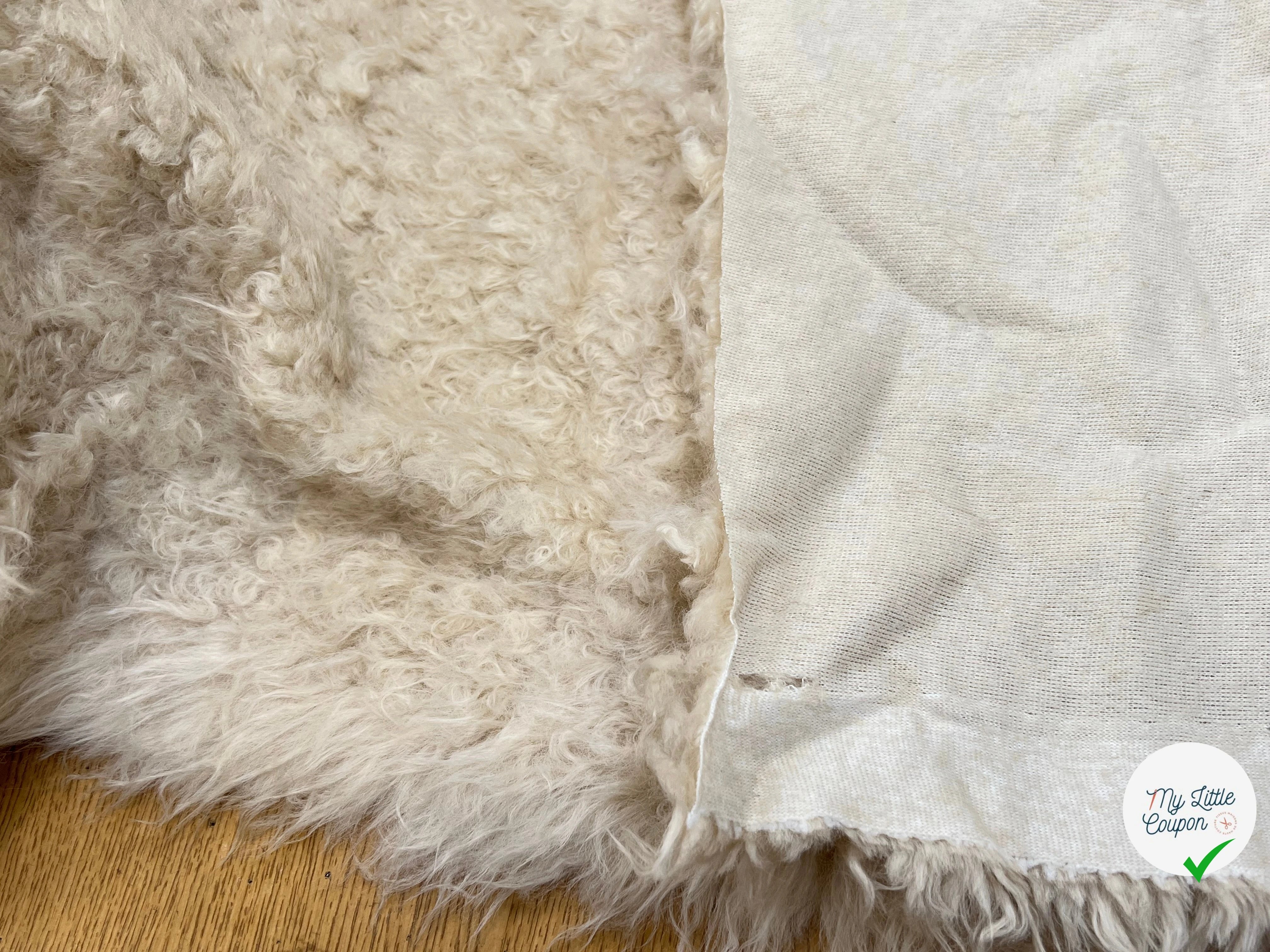 FAUSSE FOURRURE ÉCRU 140CM - My Little Coupon