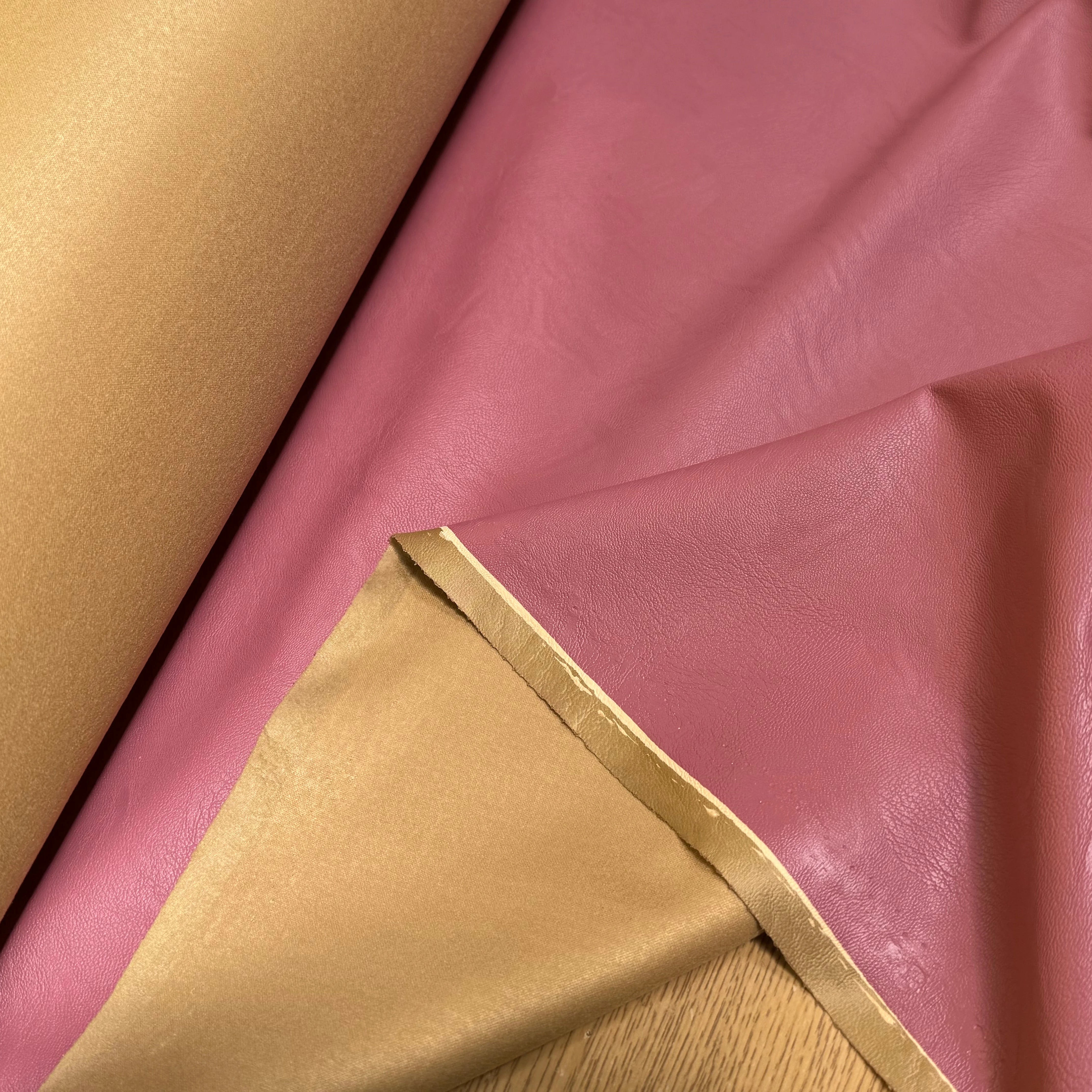 FAUX CUIR SOUPLE ROSE STRETCH - My Little Coupon
