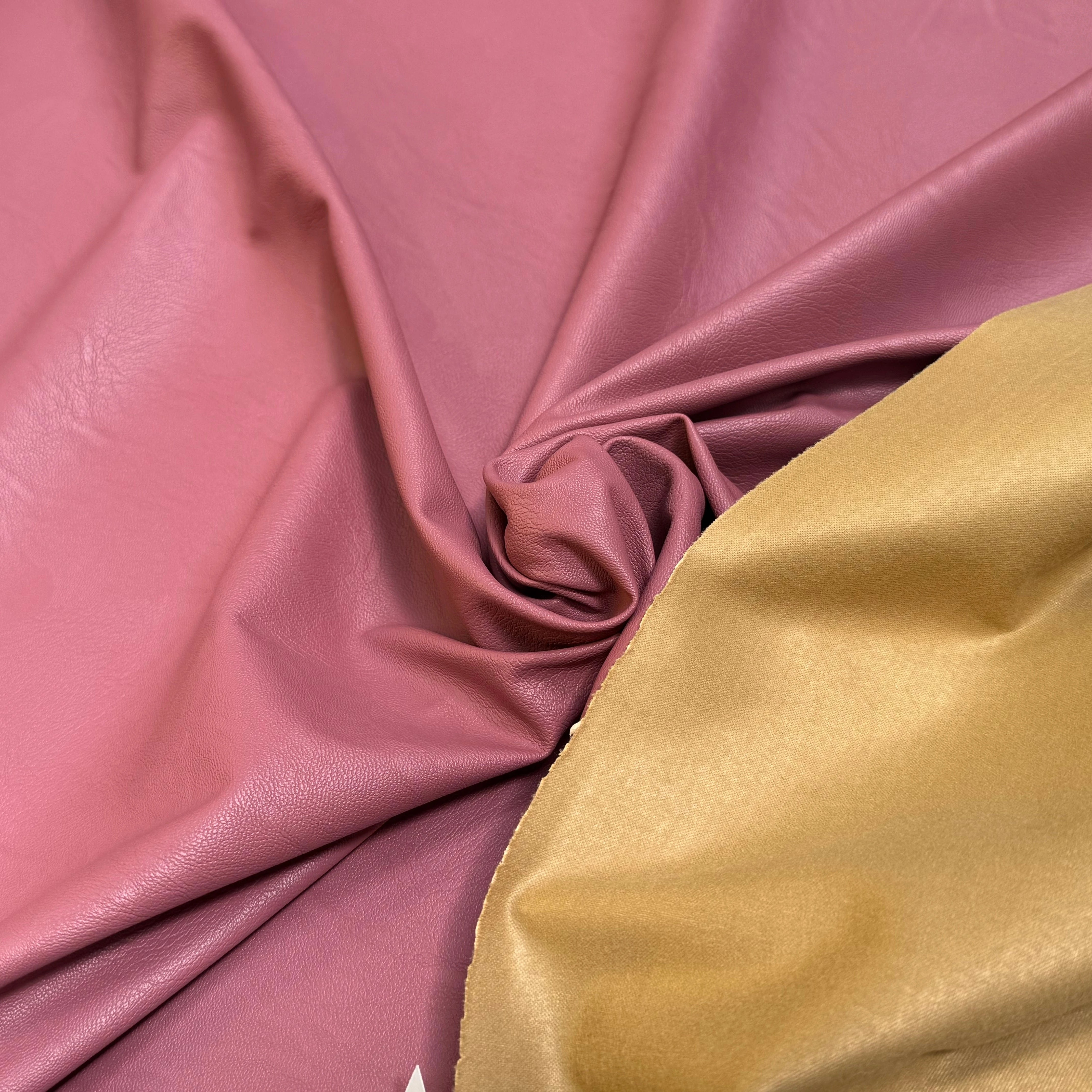 FAUX CUIR SOUPLE ROSE STRETCH - My Little Coupon