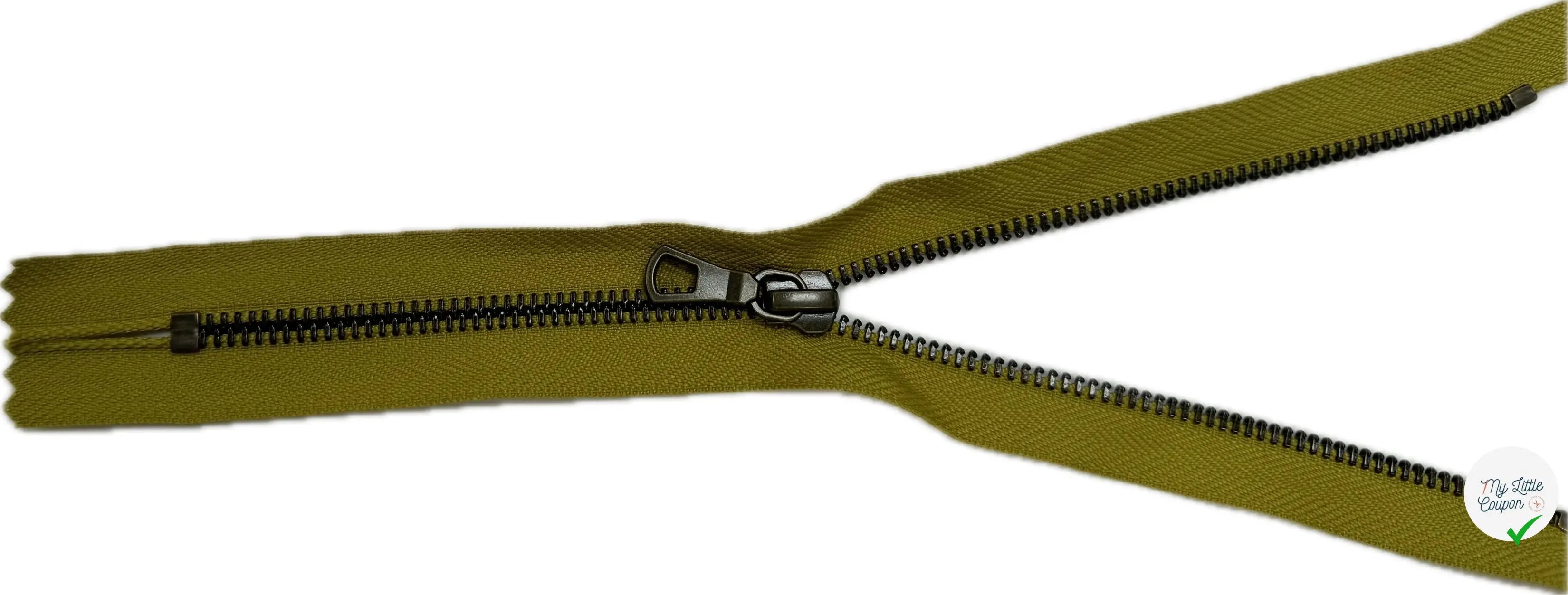 FERMETURE NON SÉPARABLE 25CM SPICY MOUTARD - My Little Coupon