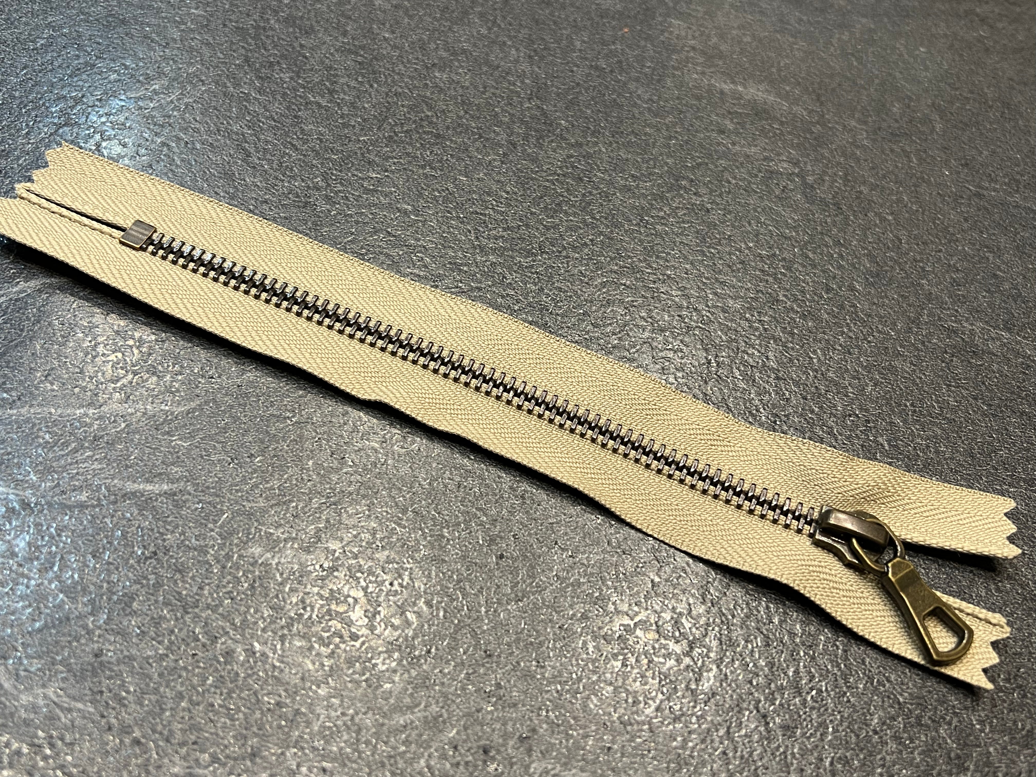 FERMETURE NON SÉPARABLE BEIGE 16 CM - My Little Coupon