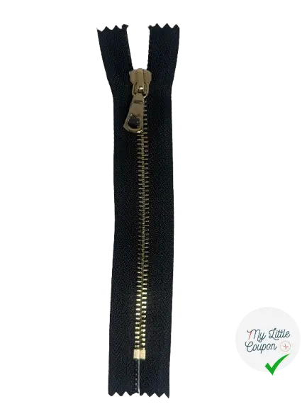 FERMETURE NON SÉPARABLE BLEU MARINE 15CM - My Little Coupon