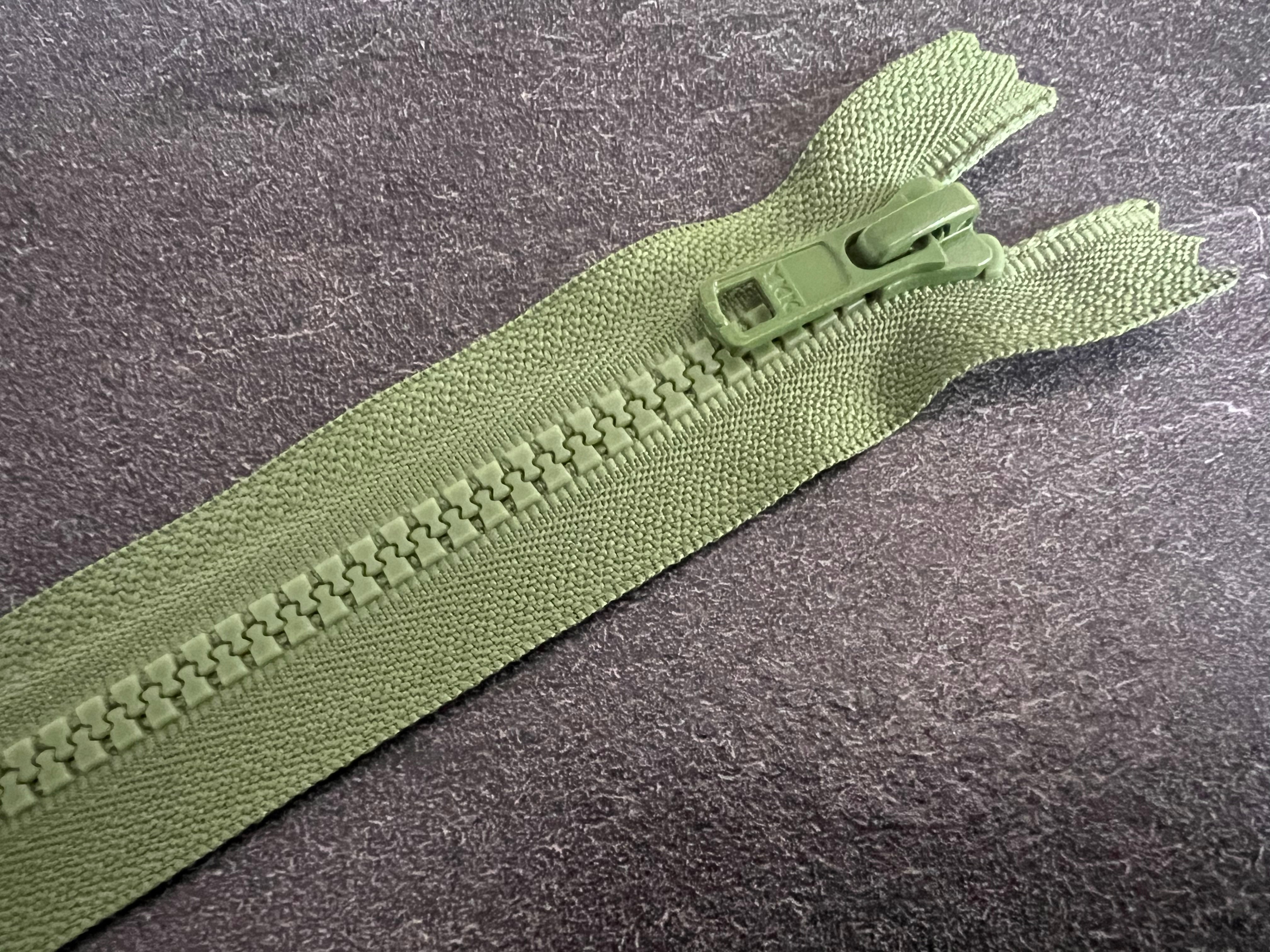 FERMETURE NON SÉPARABLE VERT 25CM - My Little Coupon