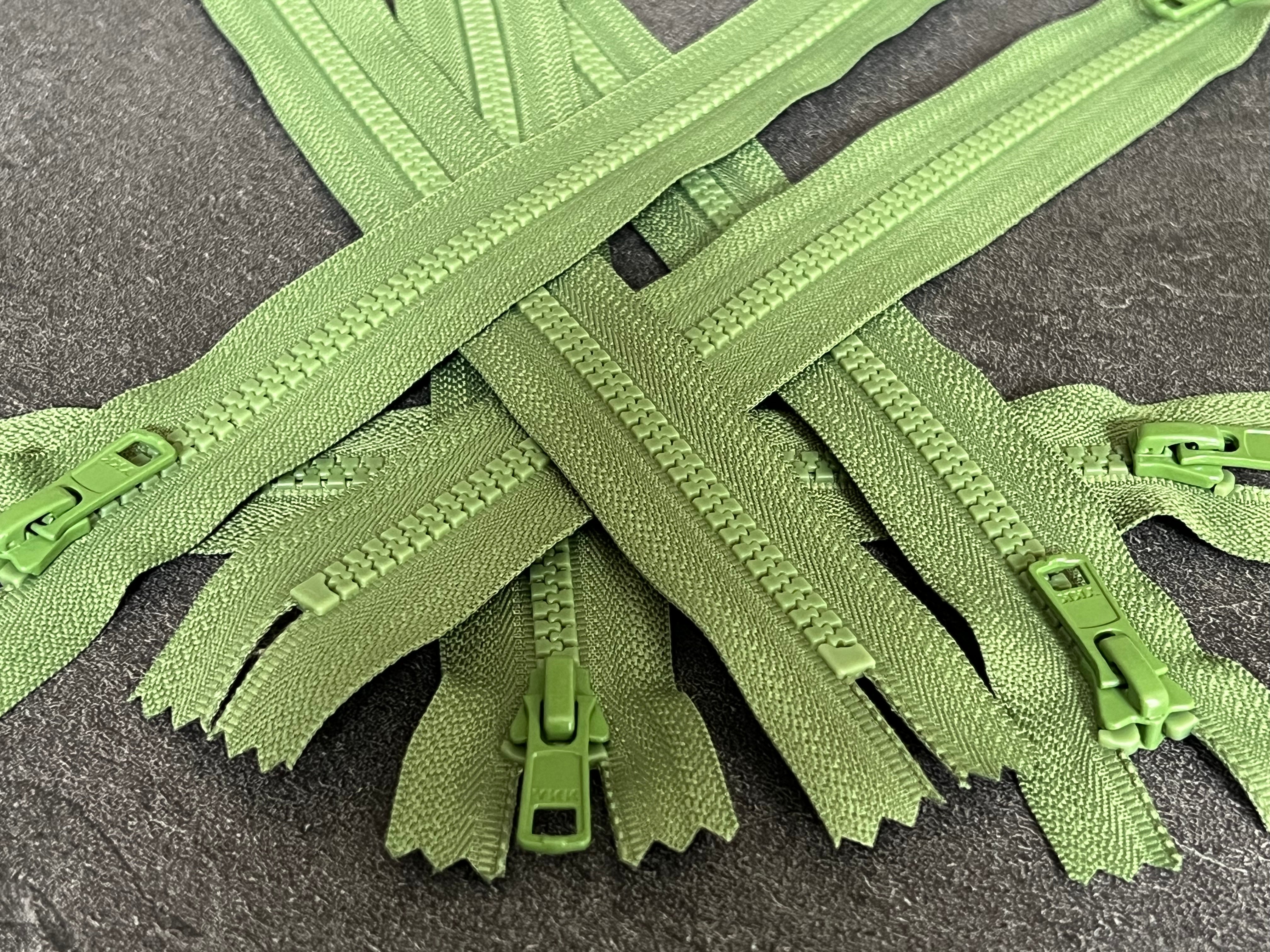 FERMETURE NON SÉPARABLE VERT 25CM - My Little Coupon