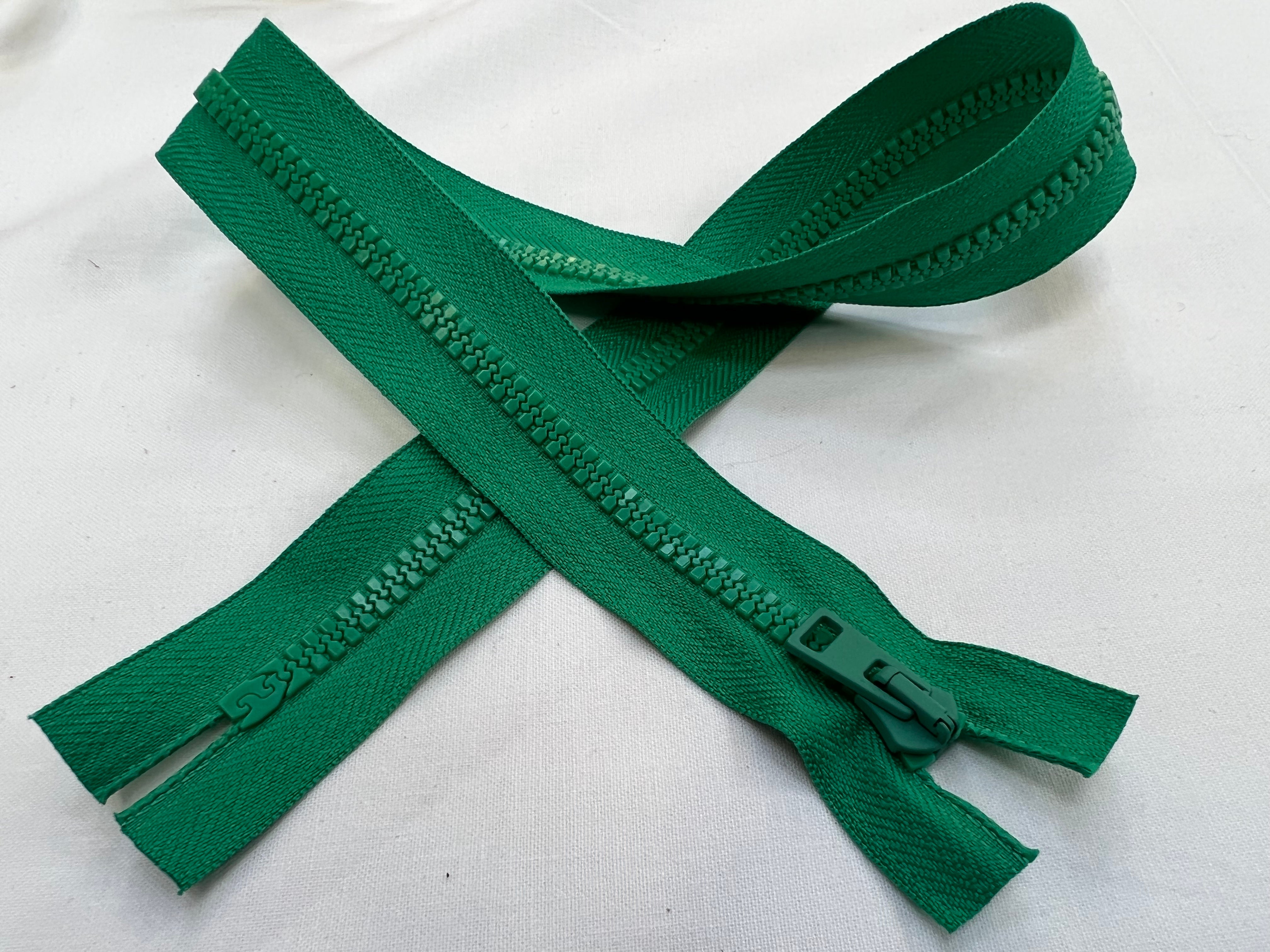 FERMETURE NON SÉPARABLE VERT 60cm - My Little Coupon