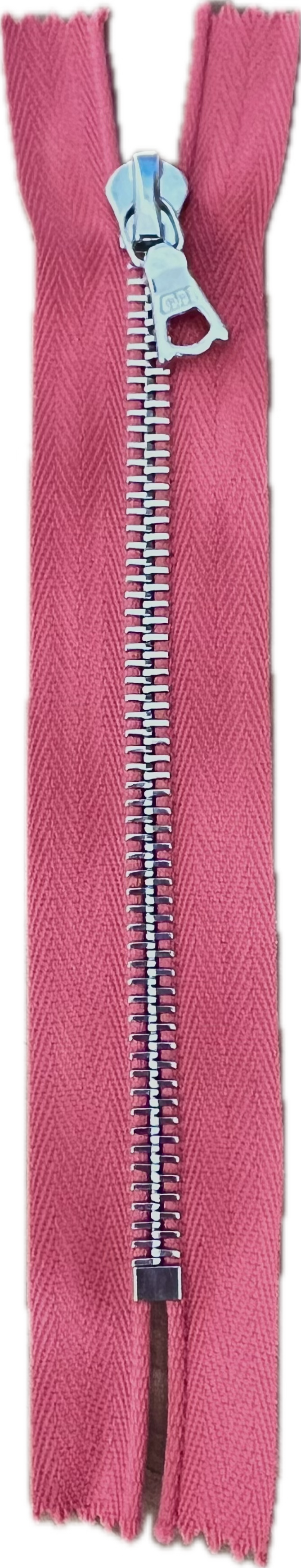 FERMETURE RIRI METAL NON SÉPARABLE 15CM M6 ROSE - My Little Coupon