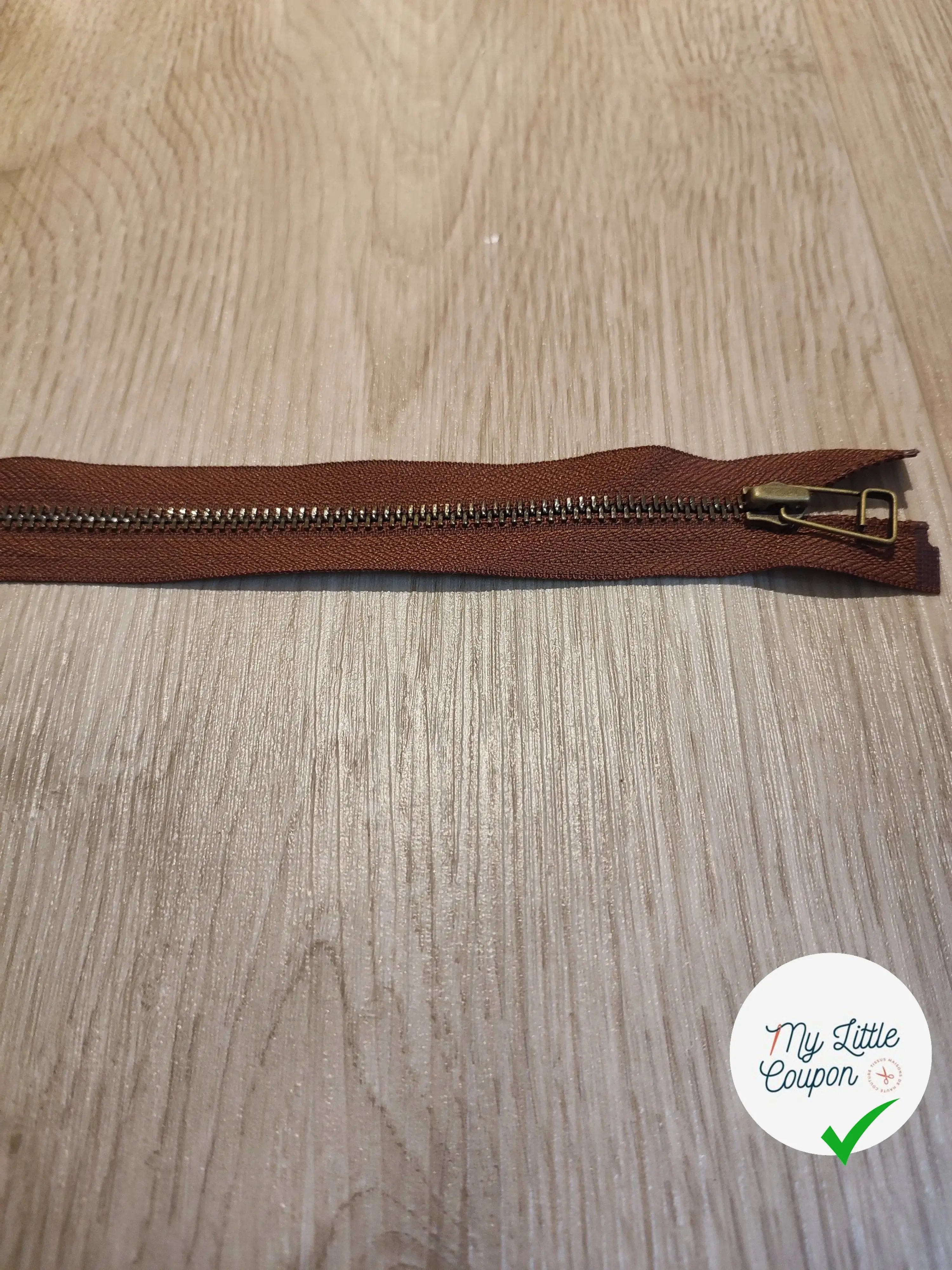 (Copie) FERMETURE RIRI METAL SÉPARABLE 90CM MARRON - My Little Coupon