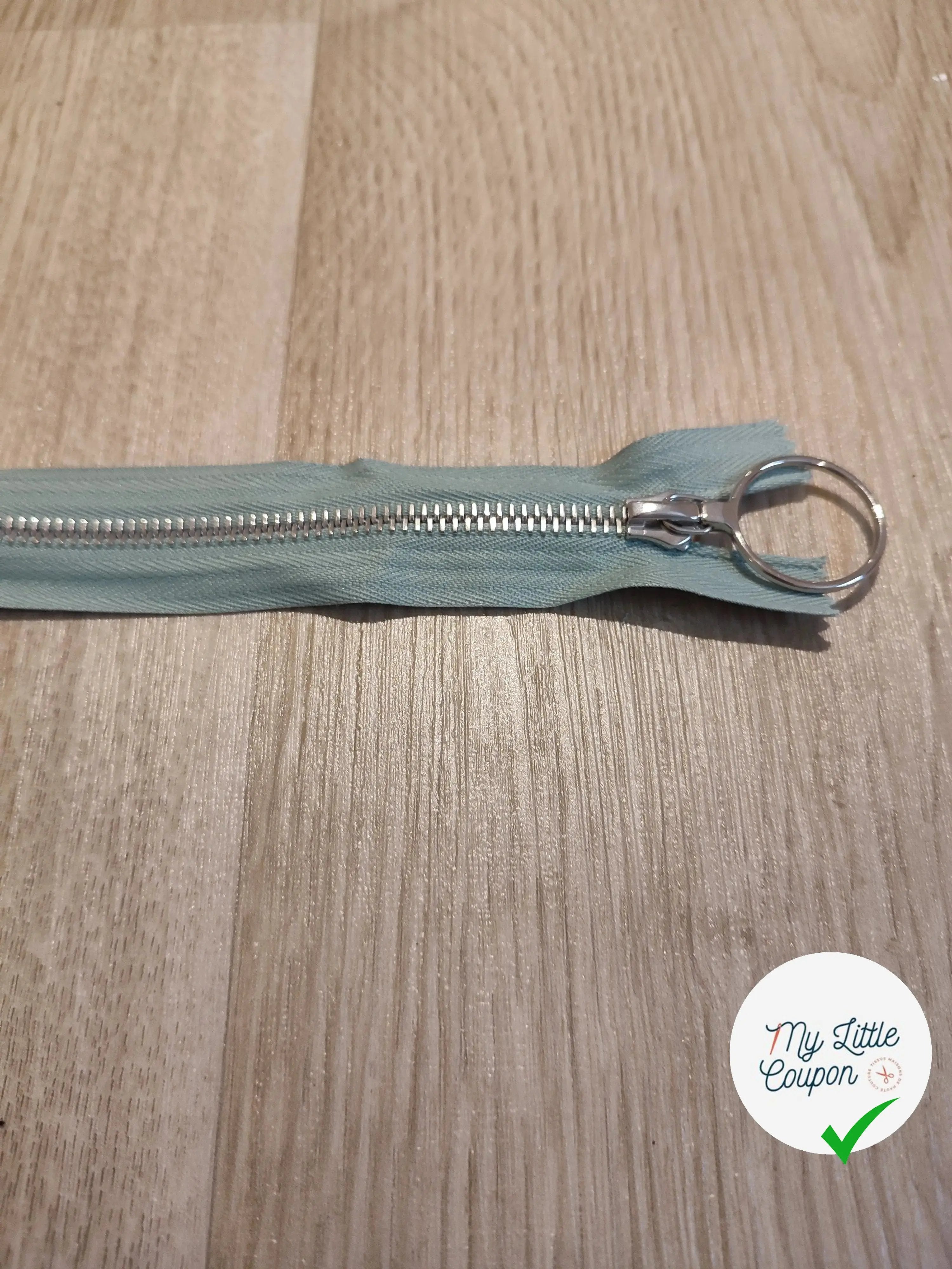 FERMETURE RIRI METAL NON SÉPARABLE 20CM MARRON CLAIR M4 - My Little Coupon
