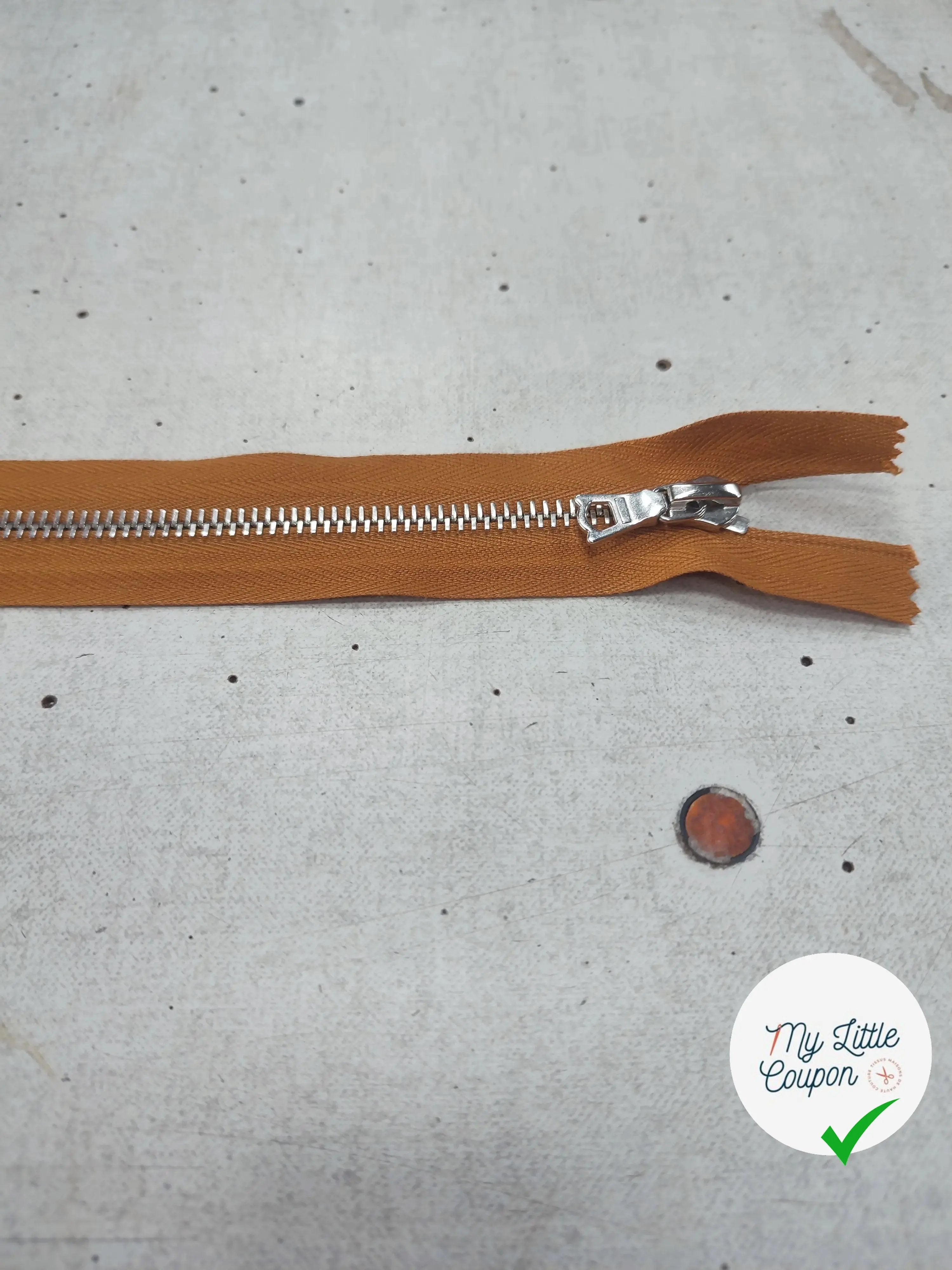 FERMETURE RIRI METAL NON SÉPARABLE 15CM M6 - My Little Coupon