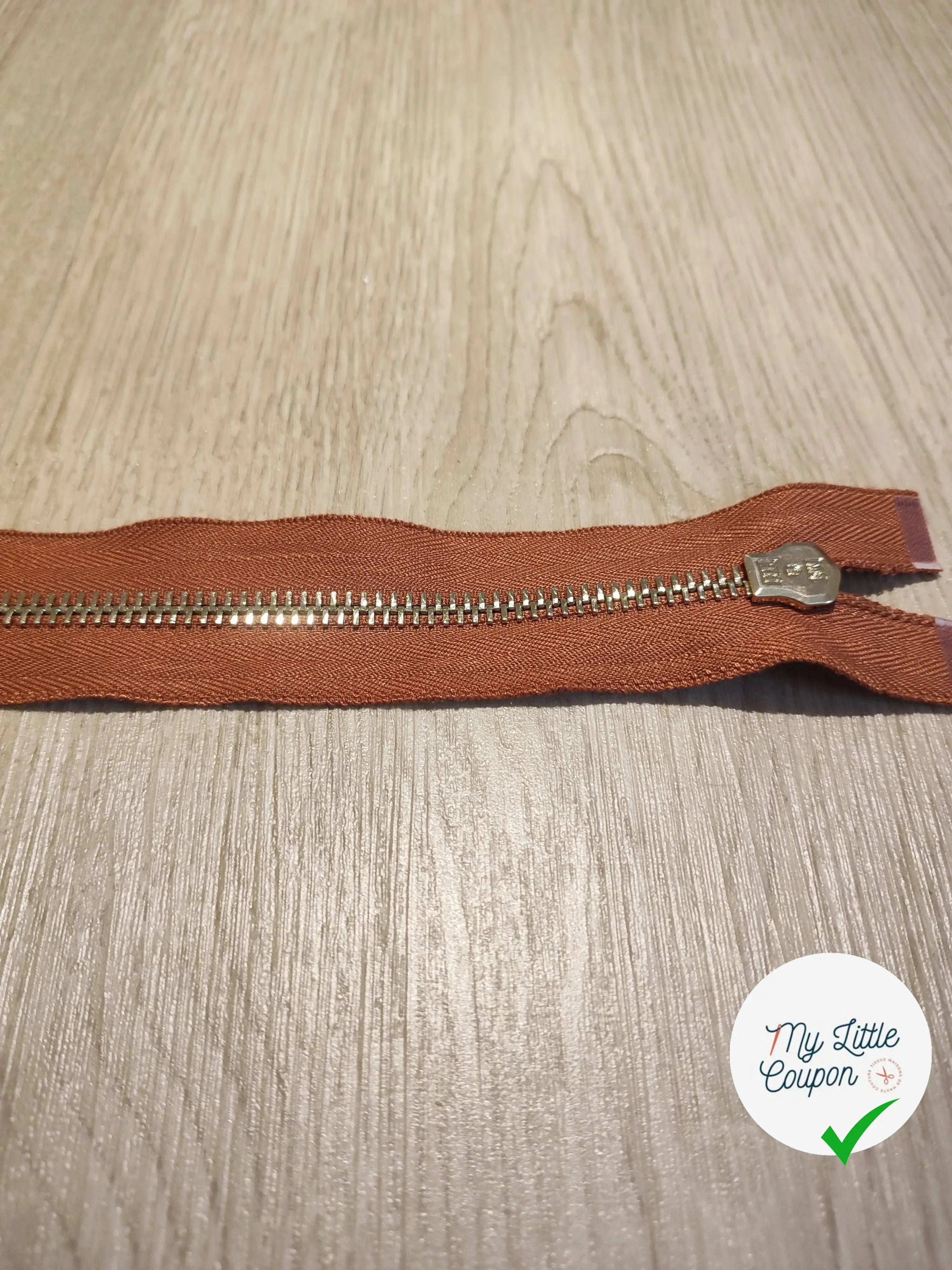 FERMETURE RIRI METAL SEPARABLE 60CM ROUILLE M8 - My Little Coupon