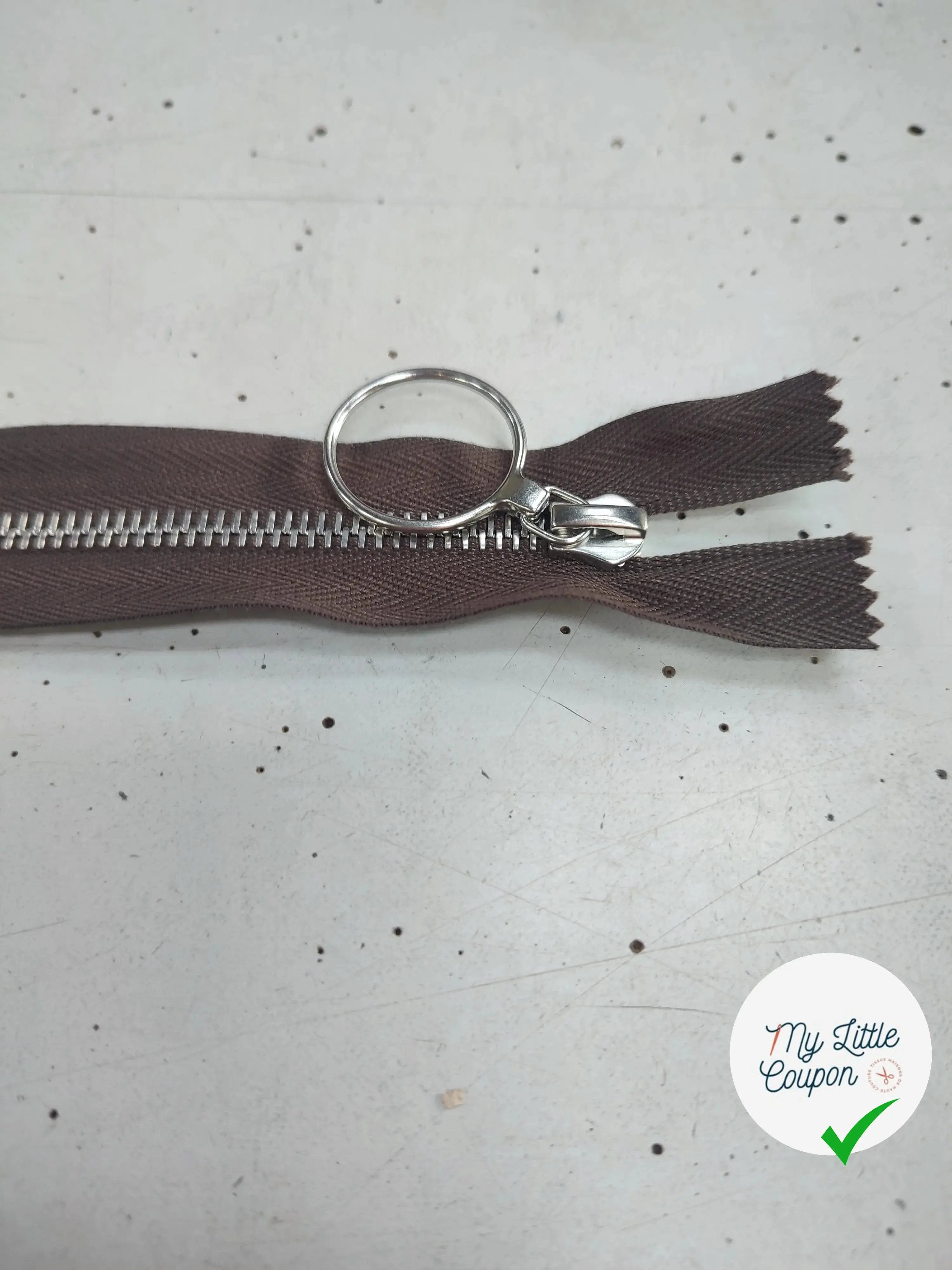 (Copie) FERMETURE RIRI METAL SÉPARABLE 55CM MARRON M6 - My Little Coupon