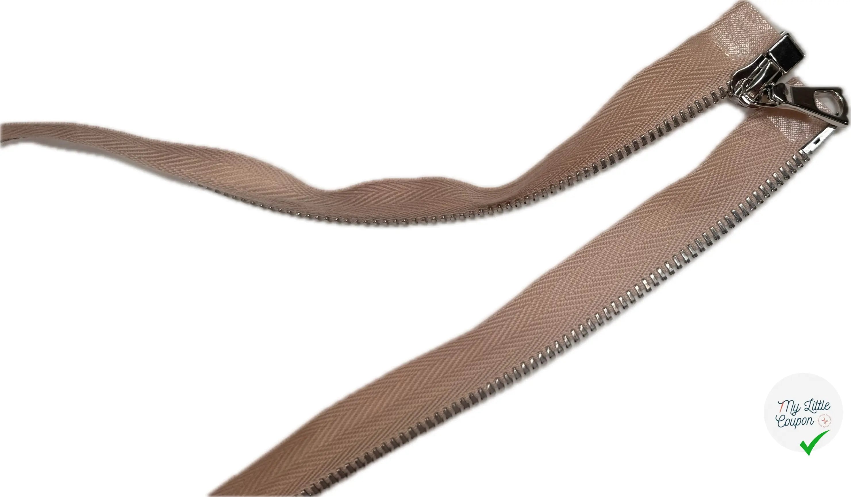 FERMETURE SÉPARABLE 50CM NUDE - My Little Coupon