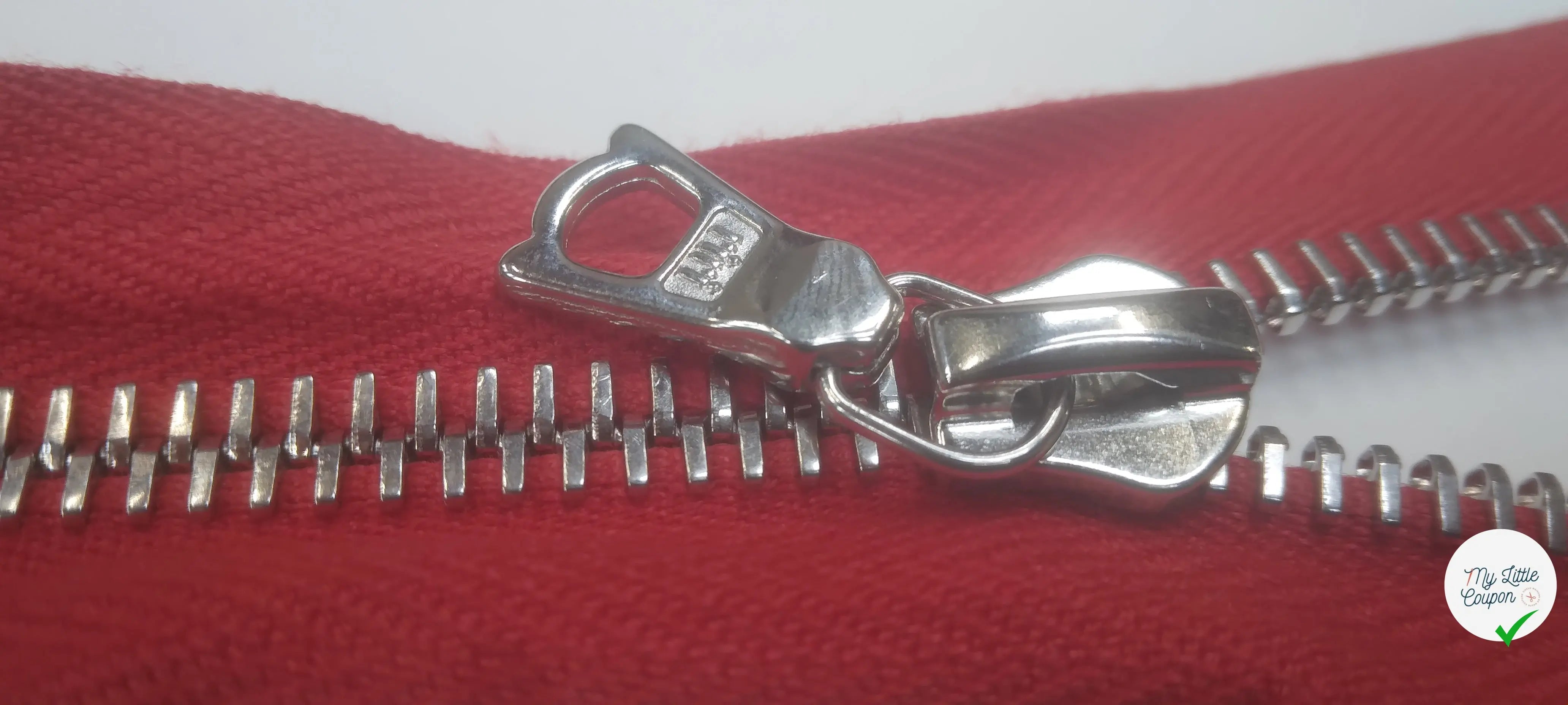 FERMETURE SÉPARABLE 50CM ROUGE - My Little Coupon