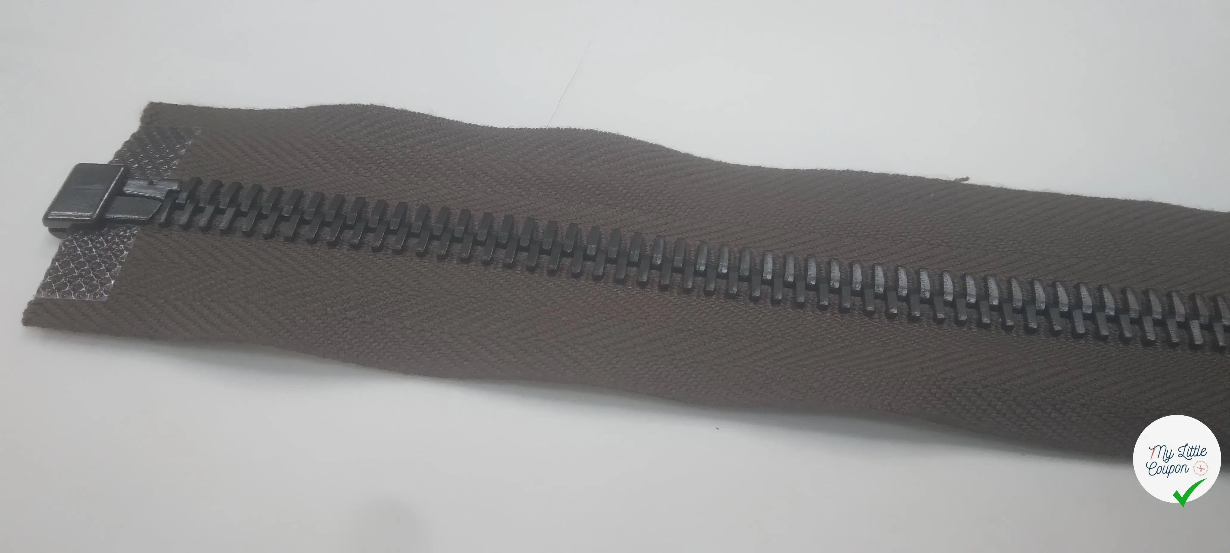 FERMETURE SÉPARABLE 80 CM BRUN CLAIR - My Little Coupon