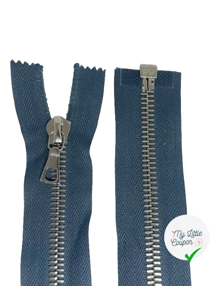 FERMETURE SÉPARABLE BLEU CHARRETTE 60CM - My Little Coupon