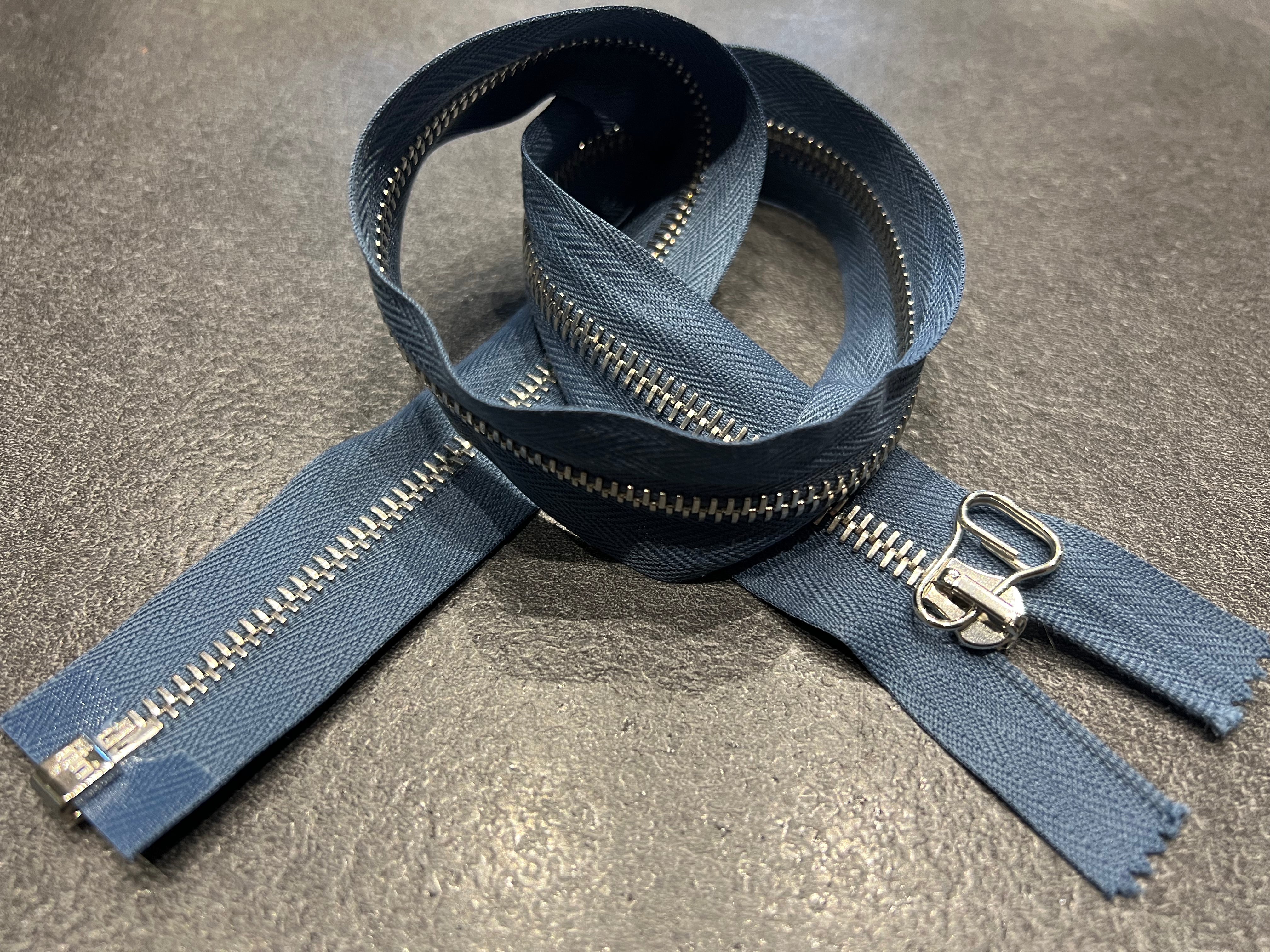 FERMETURE SEPARABLE BLEU JEAN 60 CM - My Little Coupon