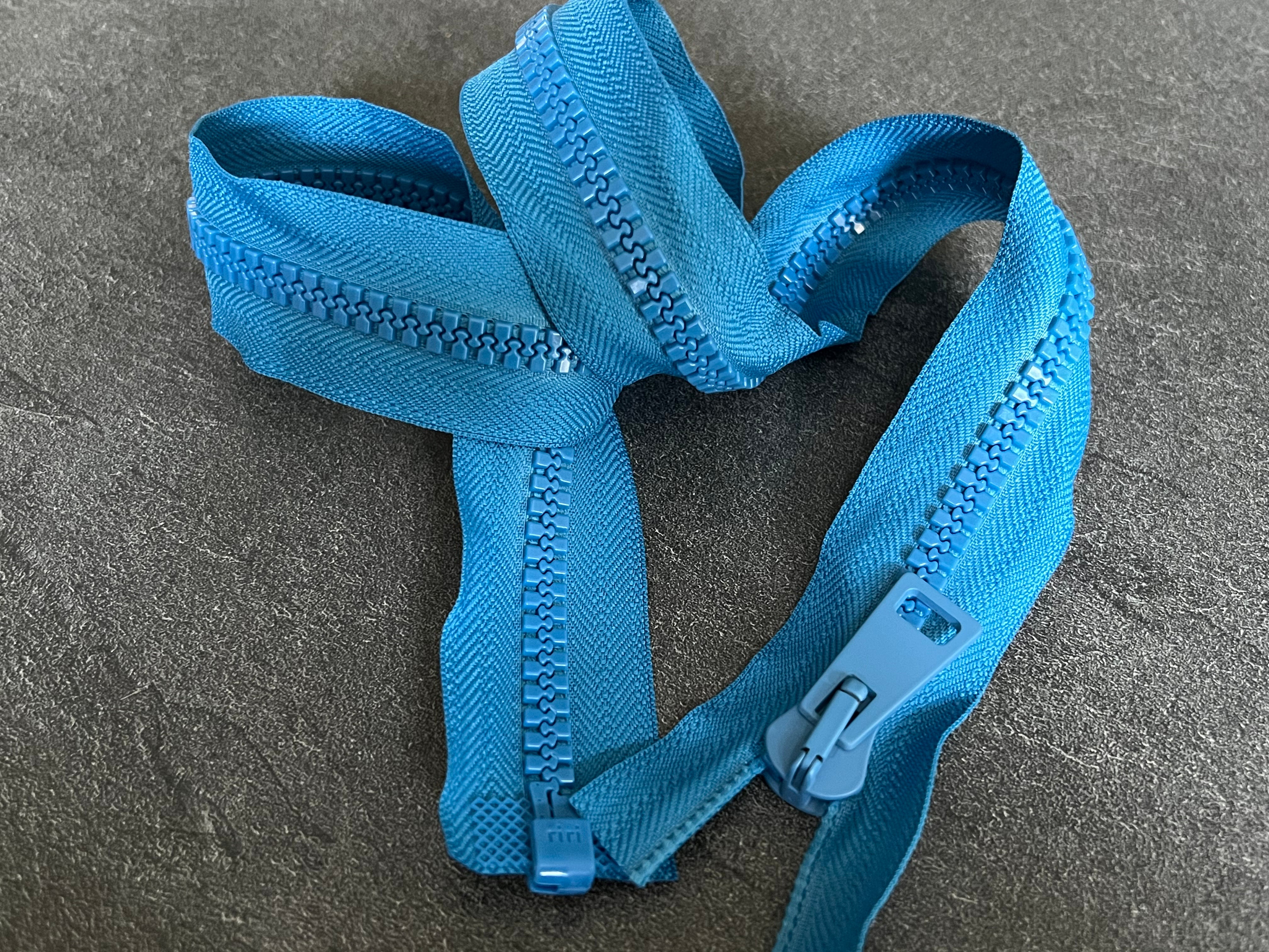 FERMETURE SÉPARABLE BLEU OCEAN 80cm - My Little Coupon