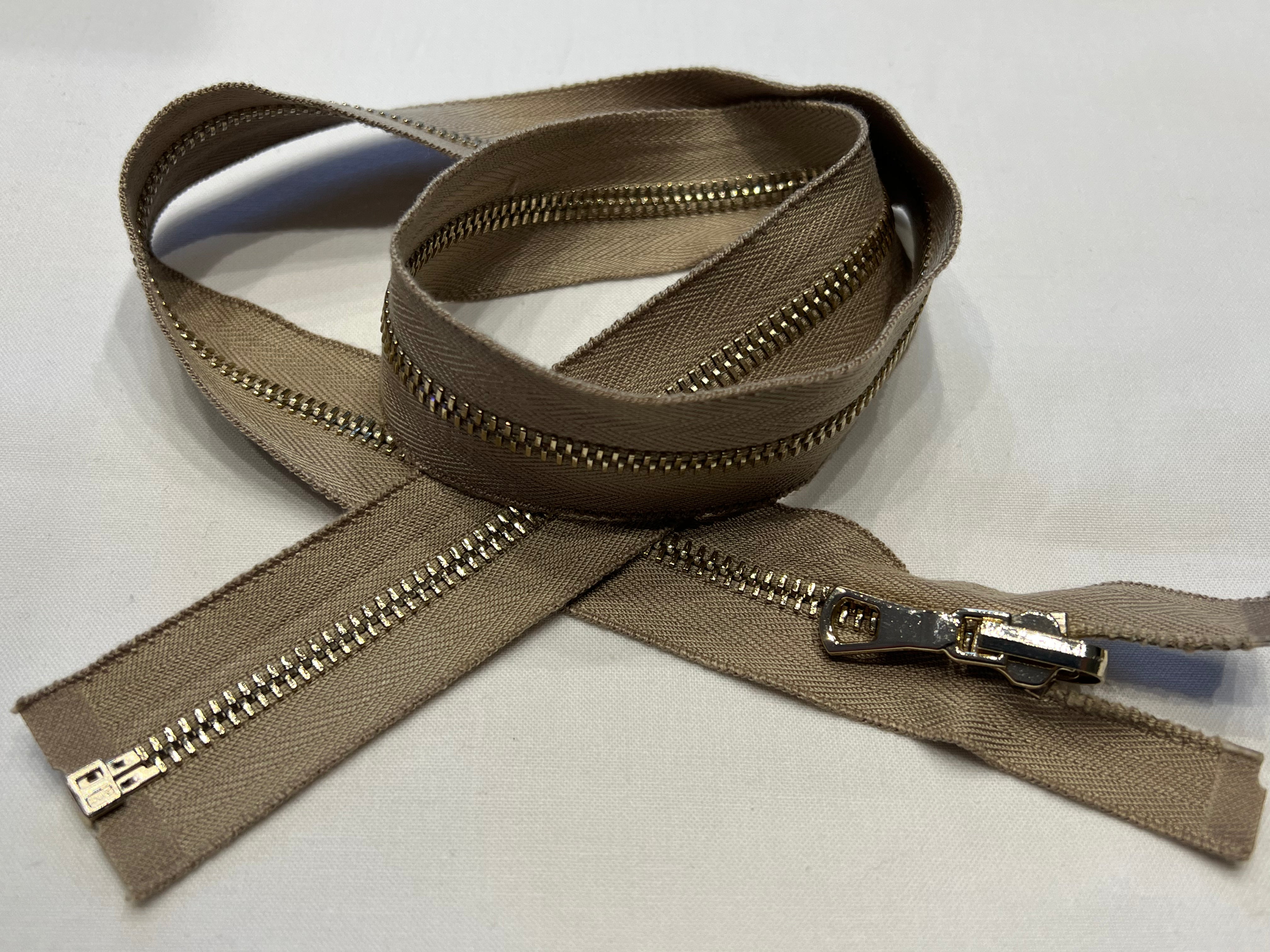 FERMETURE SÉPARABLE CURSEUR RÉVERSIBLE BEIGE 80 CM - My Little Coupon