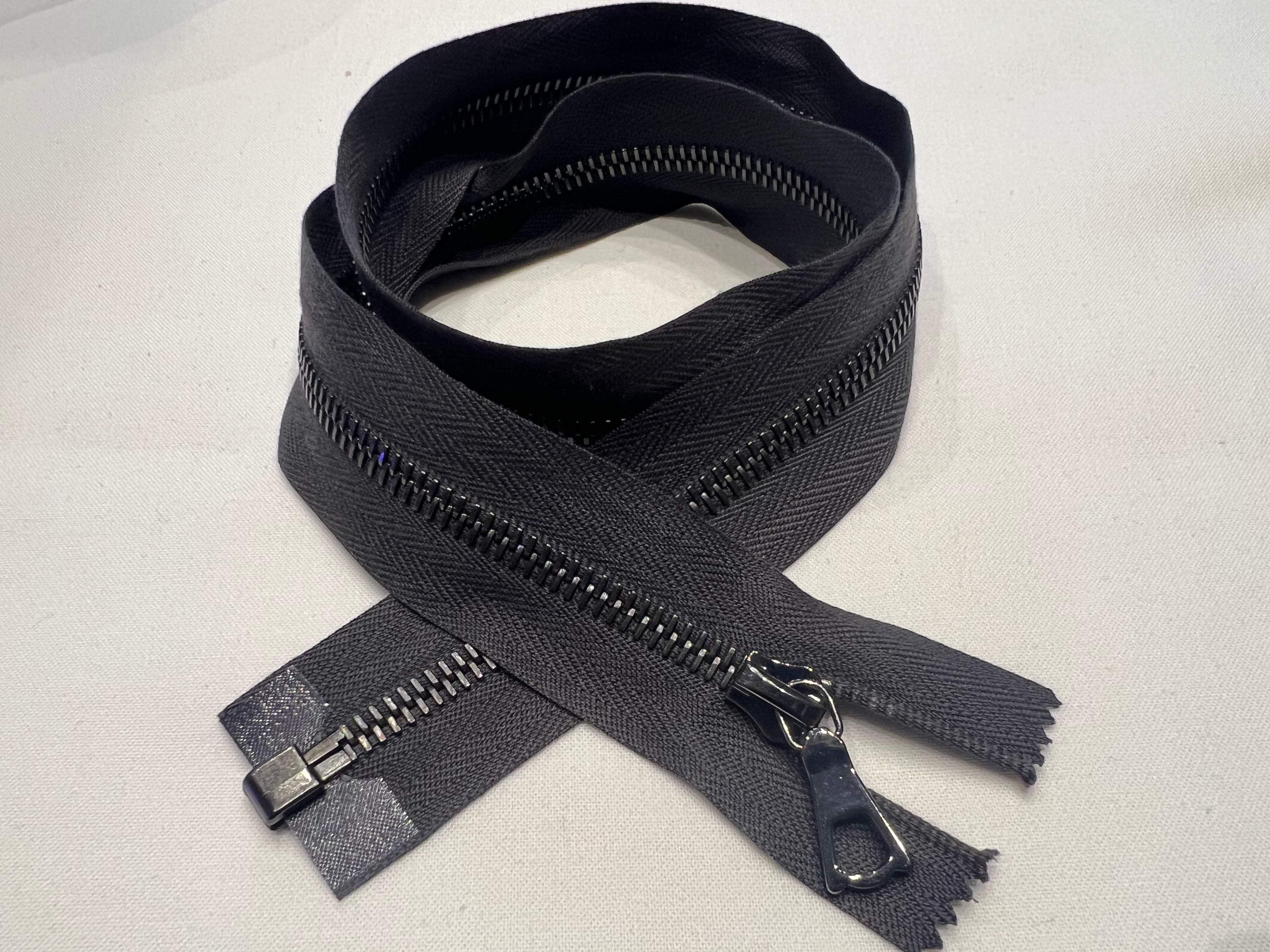 FERMETURE SÉPARABLE GRIS CHARBON 70cm - My Little Coupon