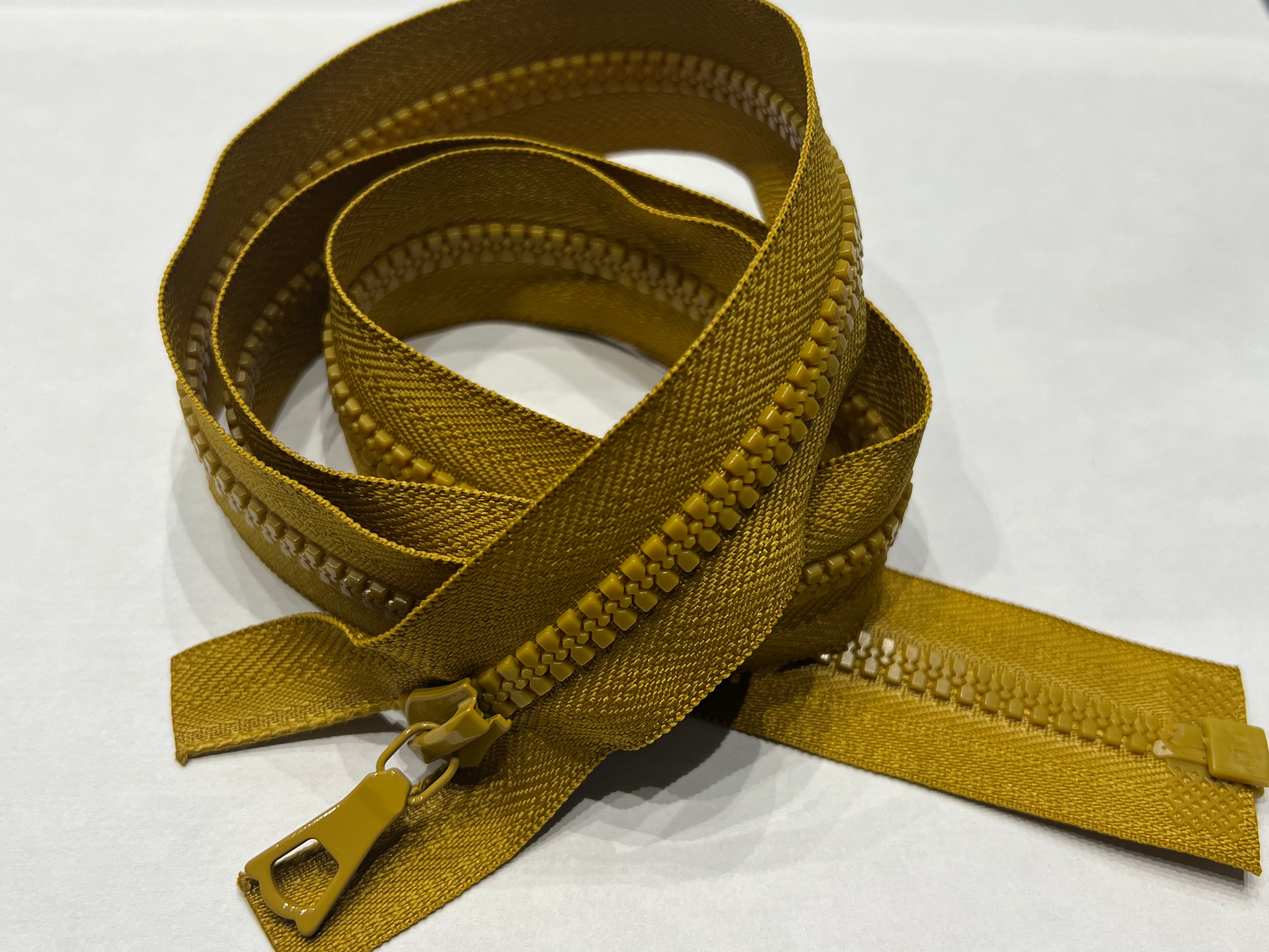 FERMETURE SÉPARABLE JAUNE OCRE 90 CM - My Little Coupon