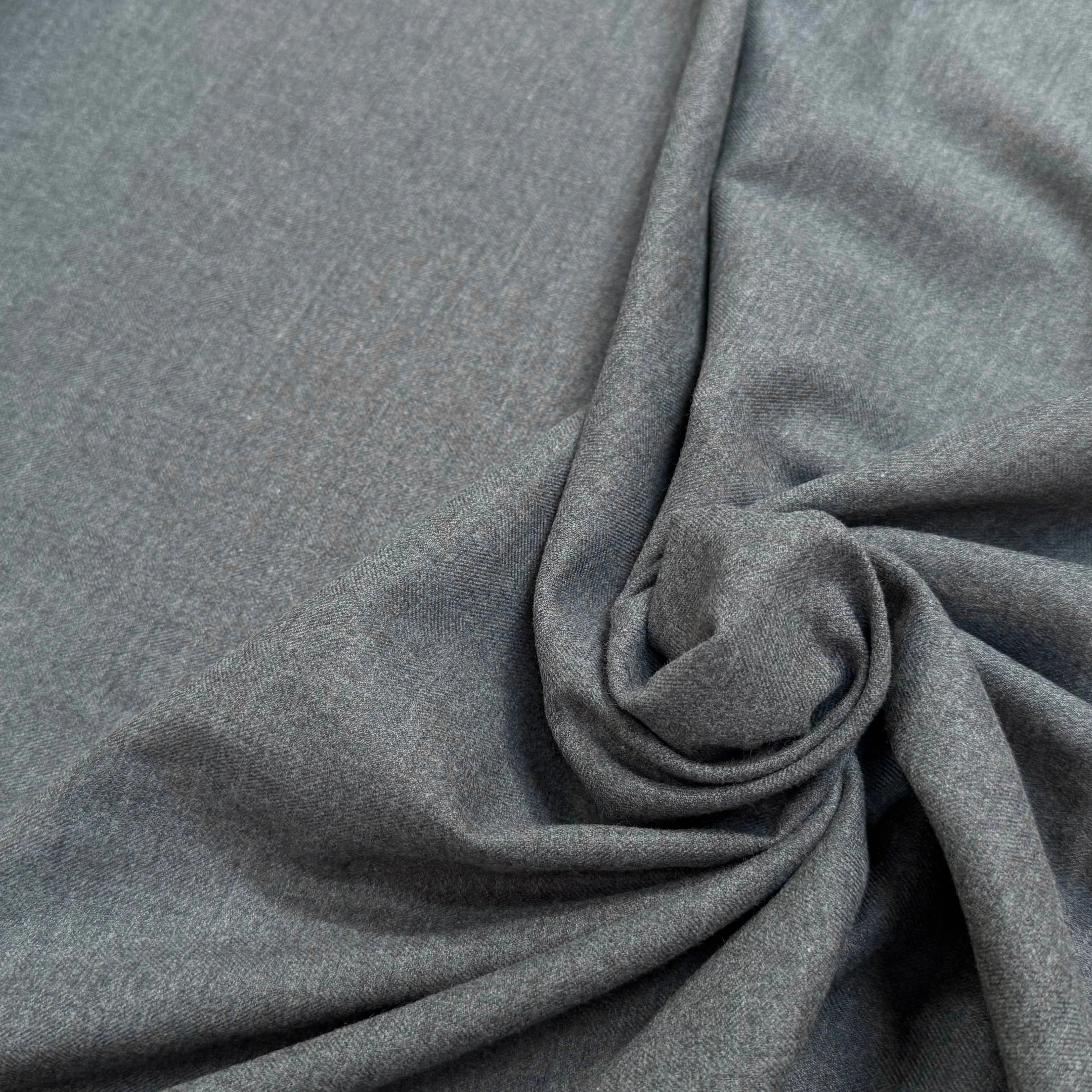 FLANELLE DE COTON DOUCE GRISE CLAIRE 100% COTON - My Little Coupon