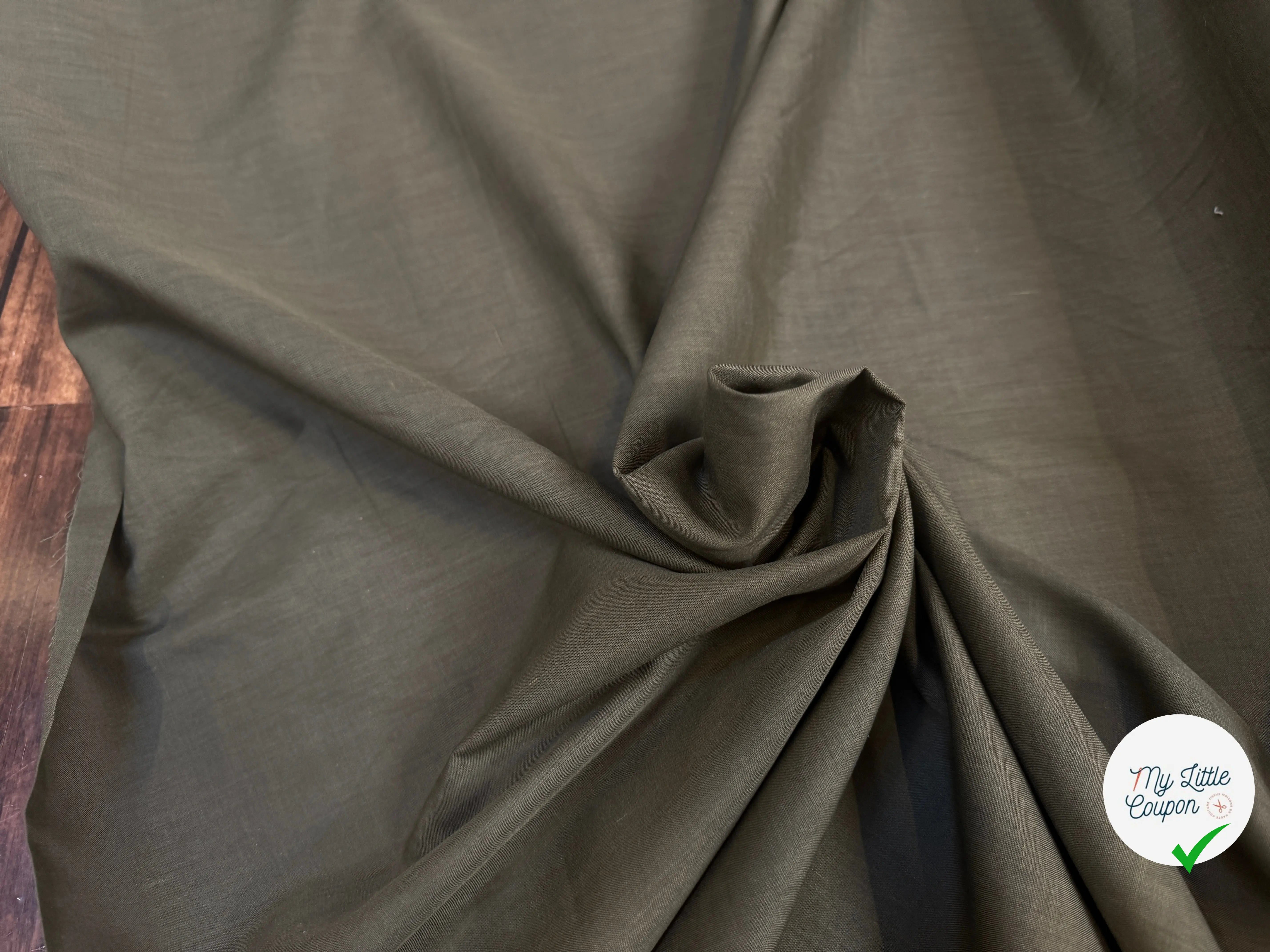 FOND DE POCHE KAKI VISCOSE - My Little Coupon
