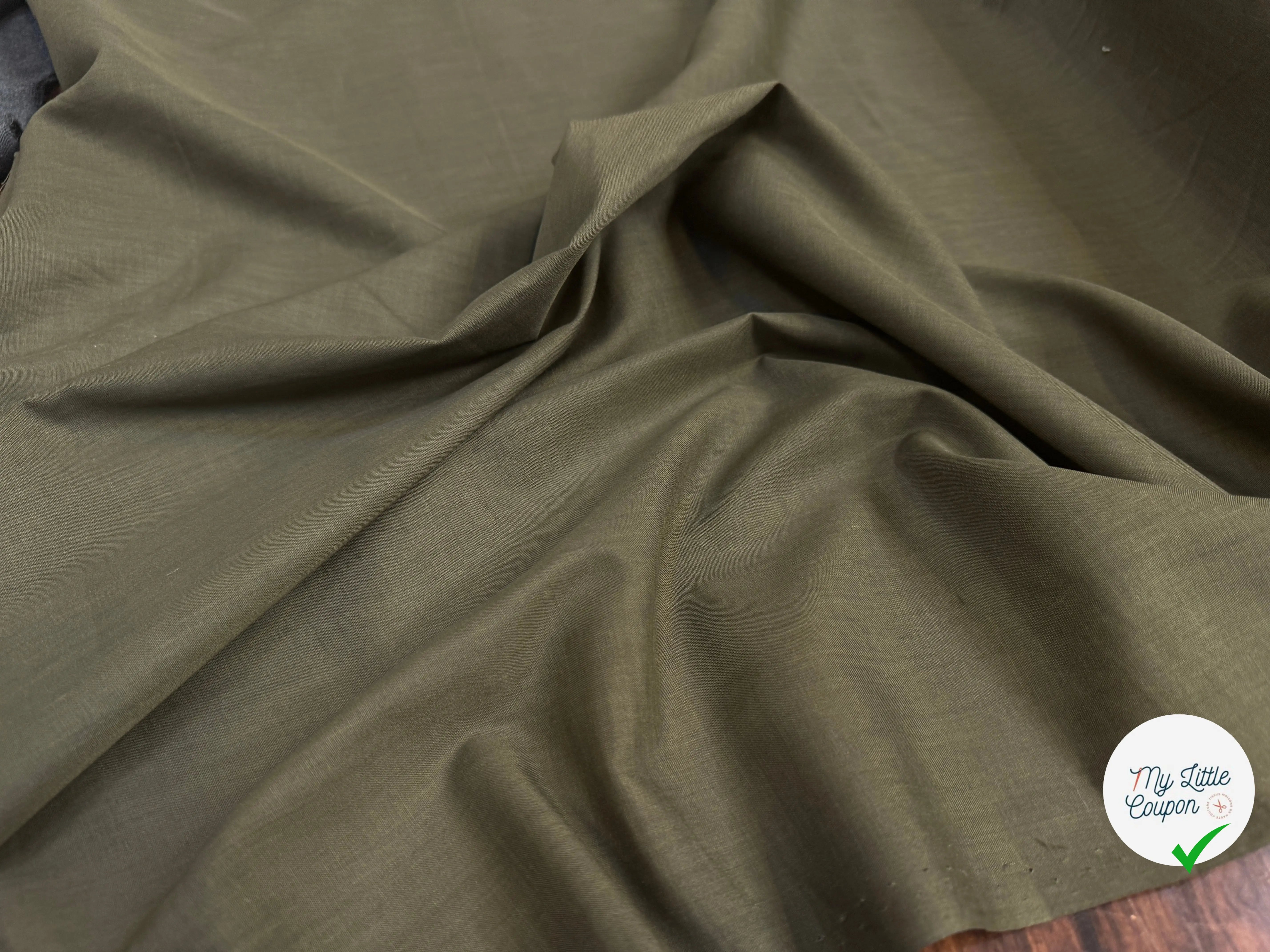 FOND DE POCHE KAKI VISCOSE - My Little Coupon