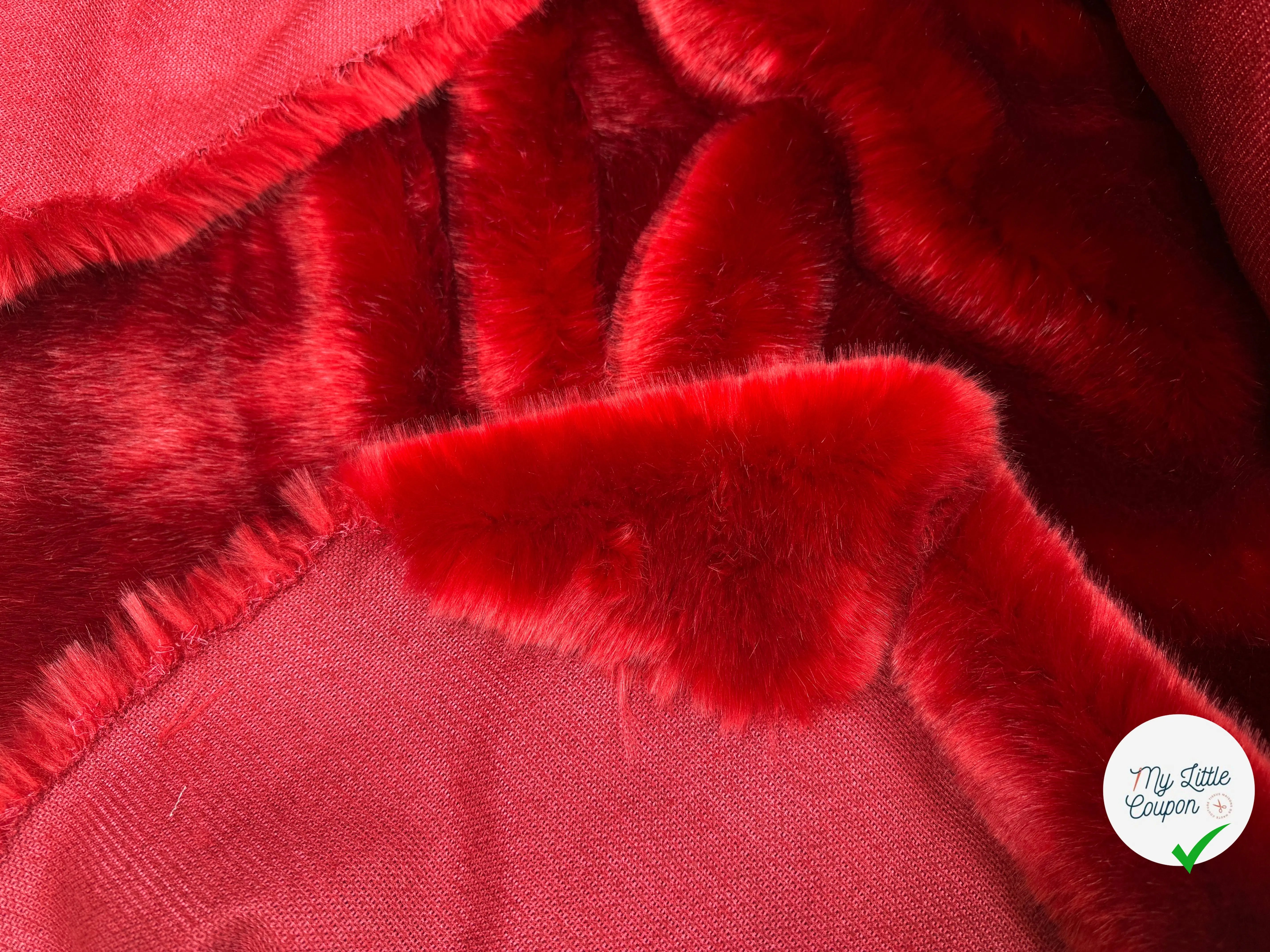 FOURURE ROUGE POILS MI-LONGS - My Little Coupon