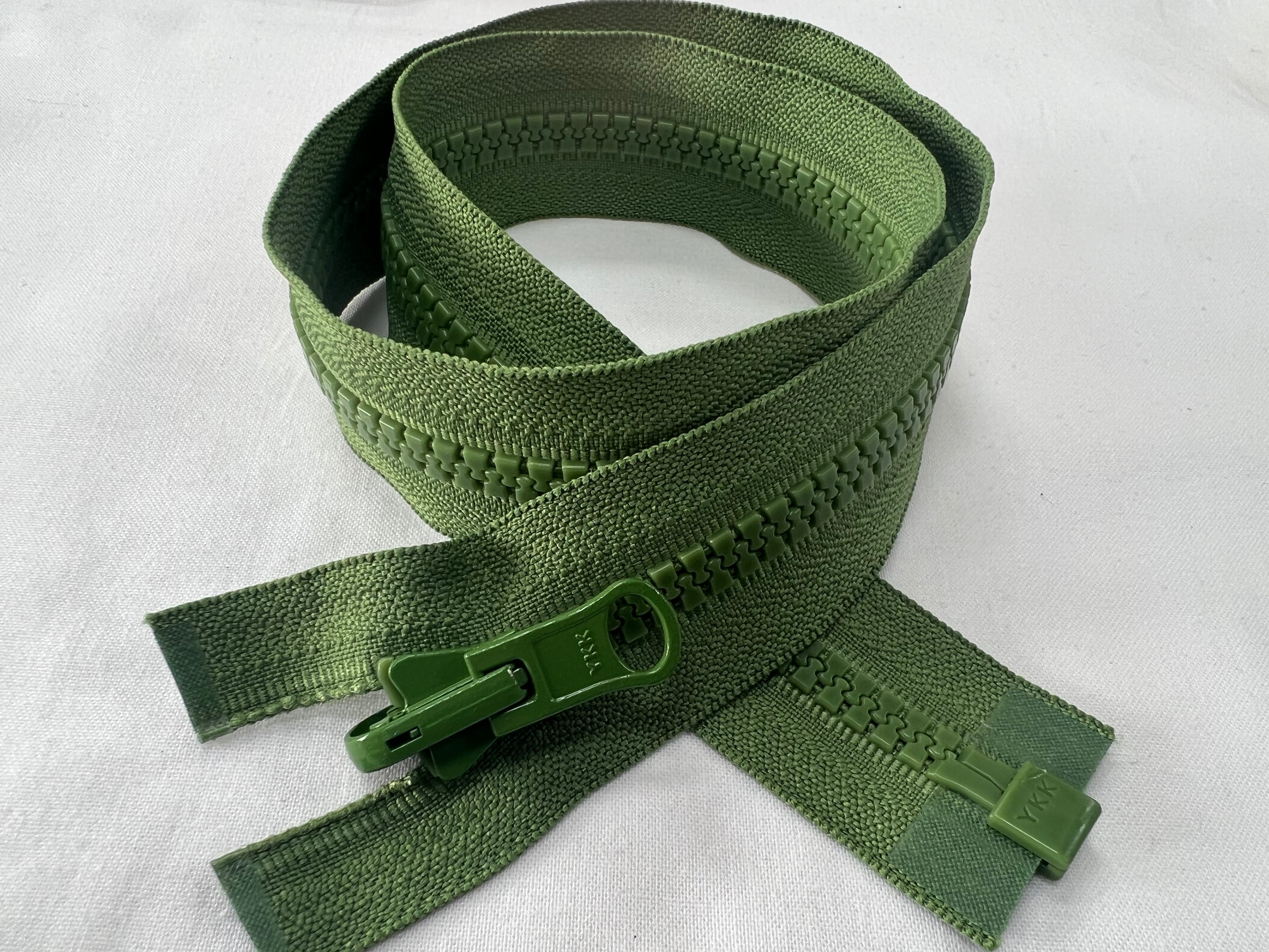 Fermeture séparable curseur réversible verte - My Little Coupon