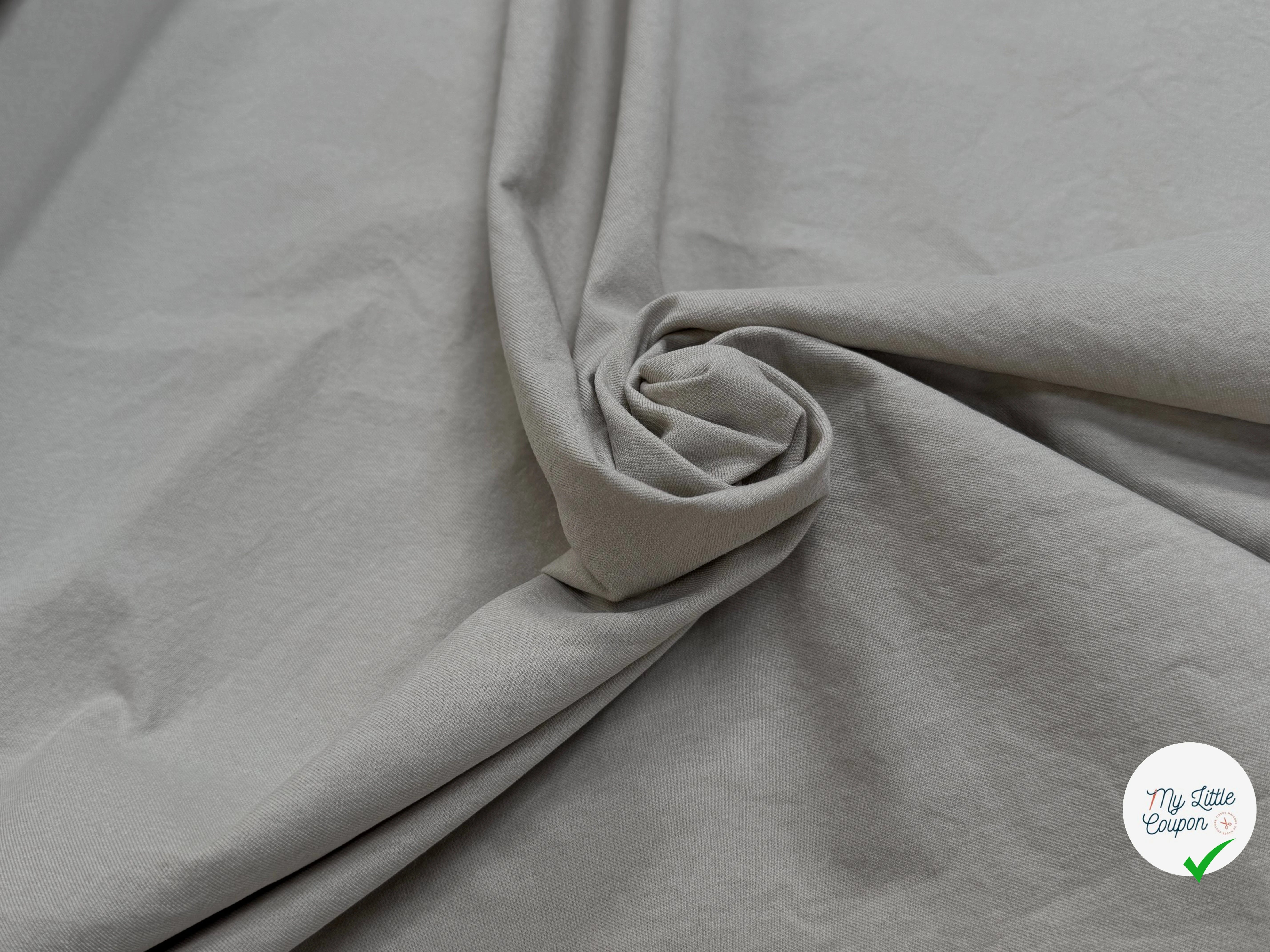 GABARDINE 100% COTON SABLÉE ESPRIT DENIM ULTRA BELLE BEIGE CLAIR - My Little Coupon