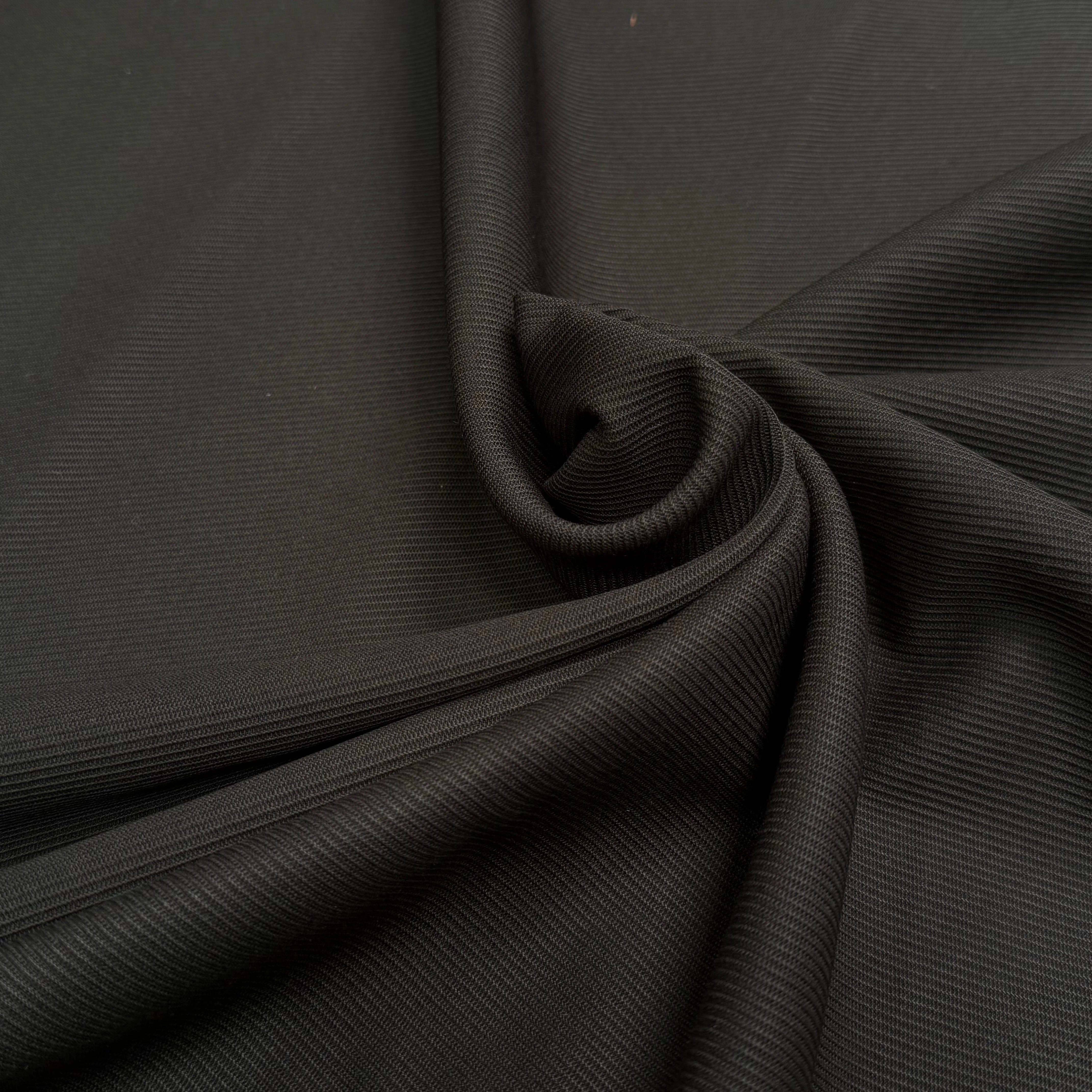 GABARDINE COTON KAKI STRIÉE - My Little Coupon