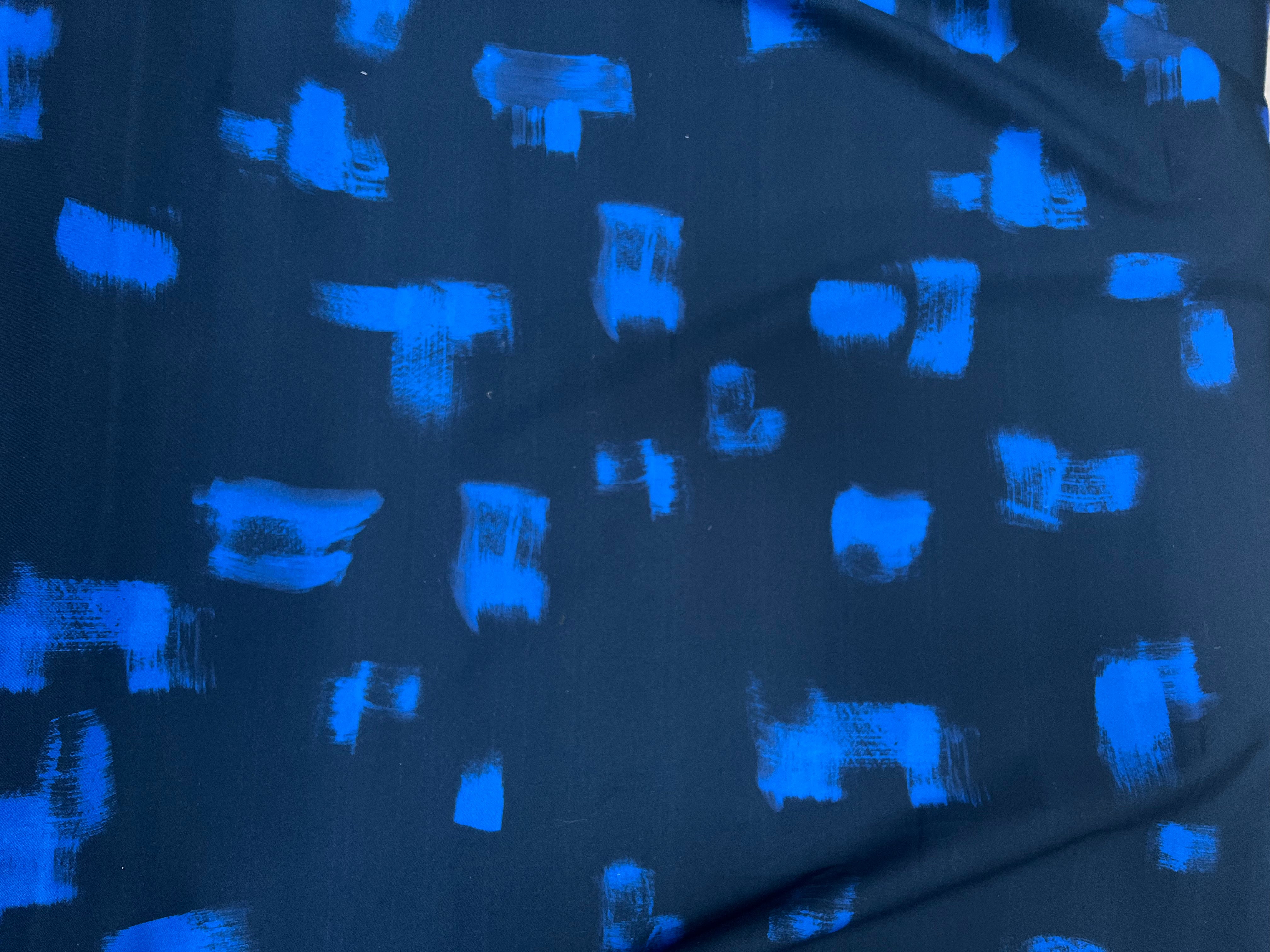 GABARDINE COTON STRECTH SUBLIME DE BLEU BURREAUÂ - My Little Coupon
